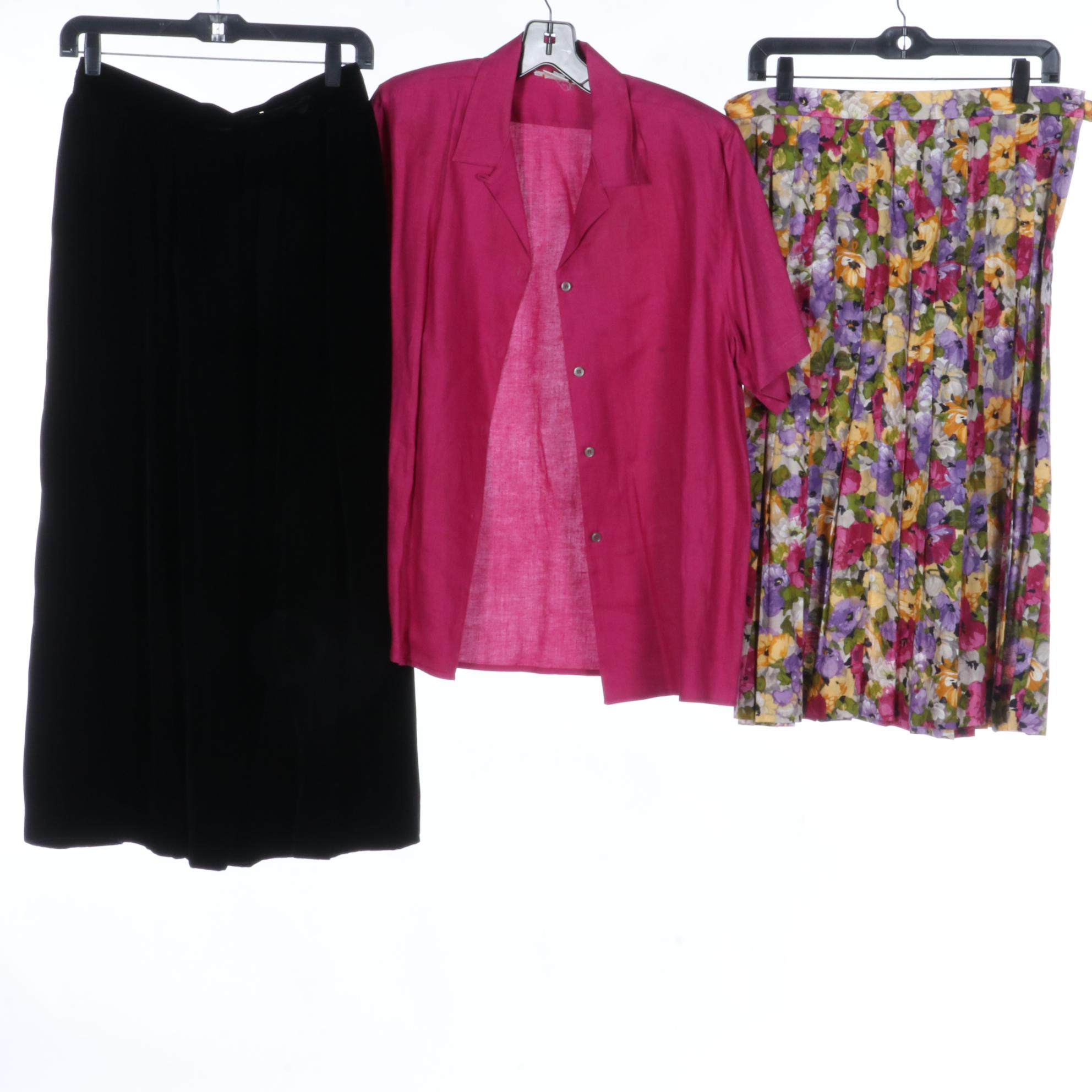 Jos. A. Bank, Brooks Brothers, and More Skirt Sets with Other Black Velvet Skirt