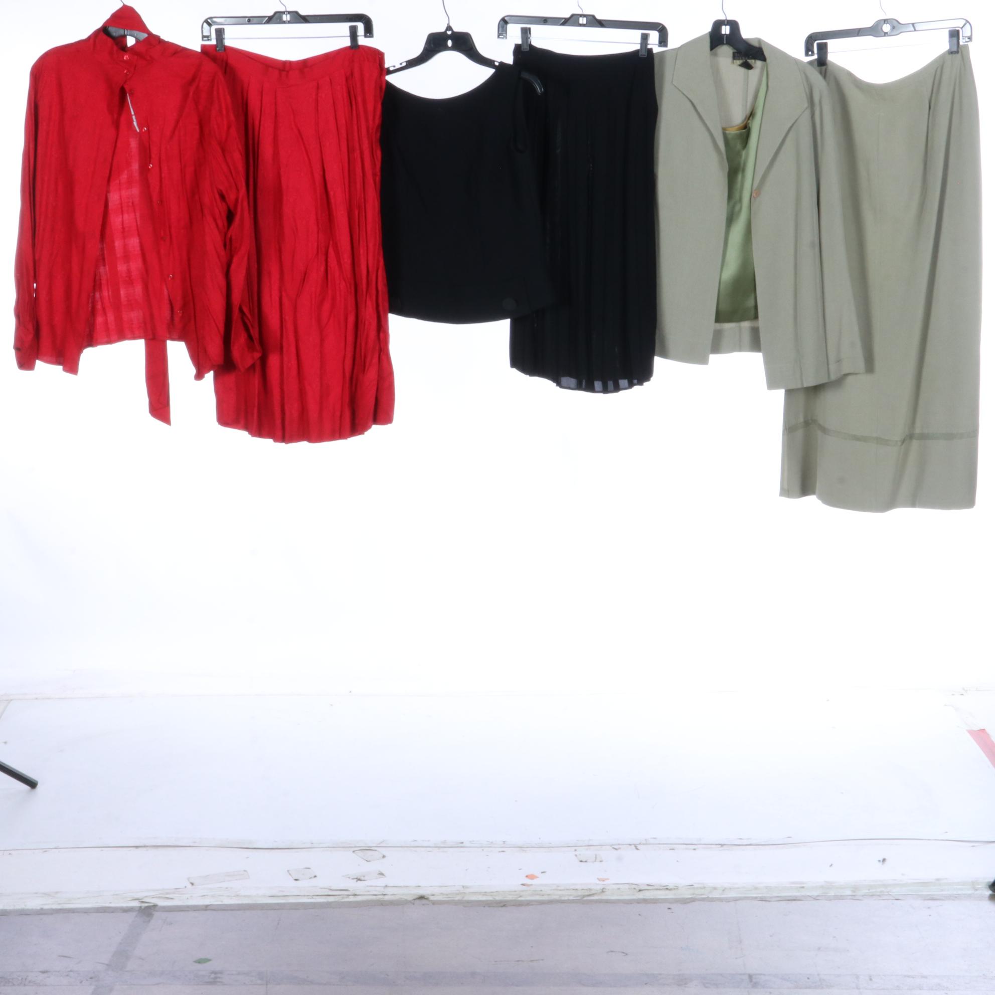 Jos. A. Bank, Brooks Brothers, and More Skirt Sets with Other Black Velvet Skirt