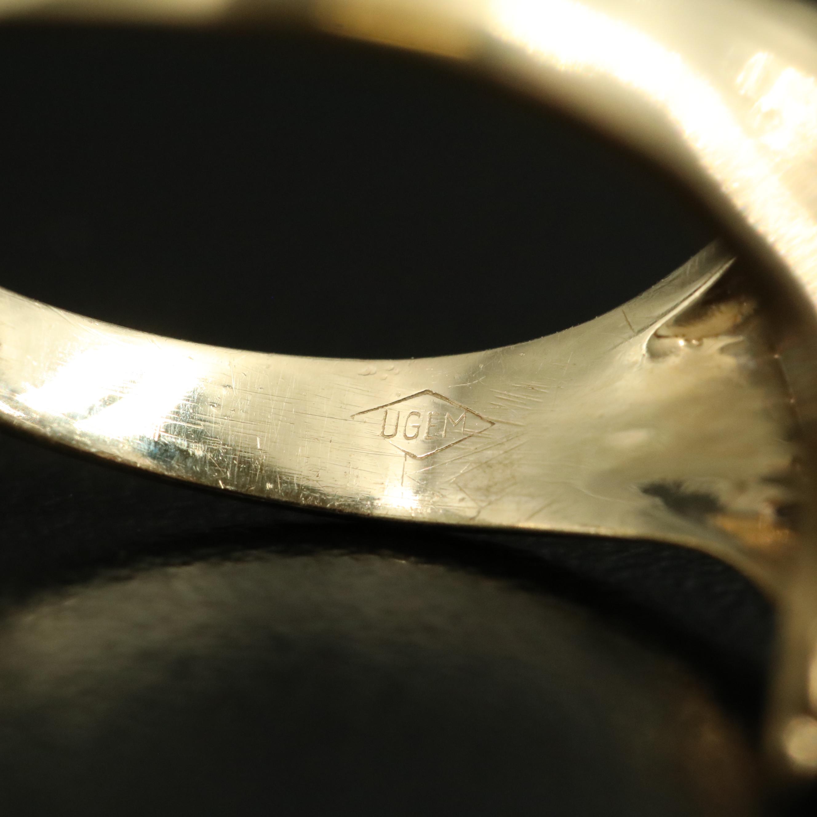 14K 0.94 CTW Diamond Cluster Ring