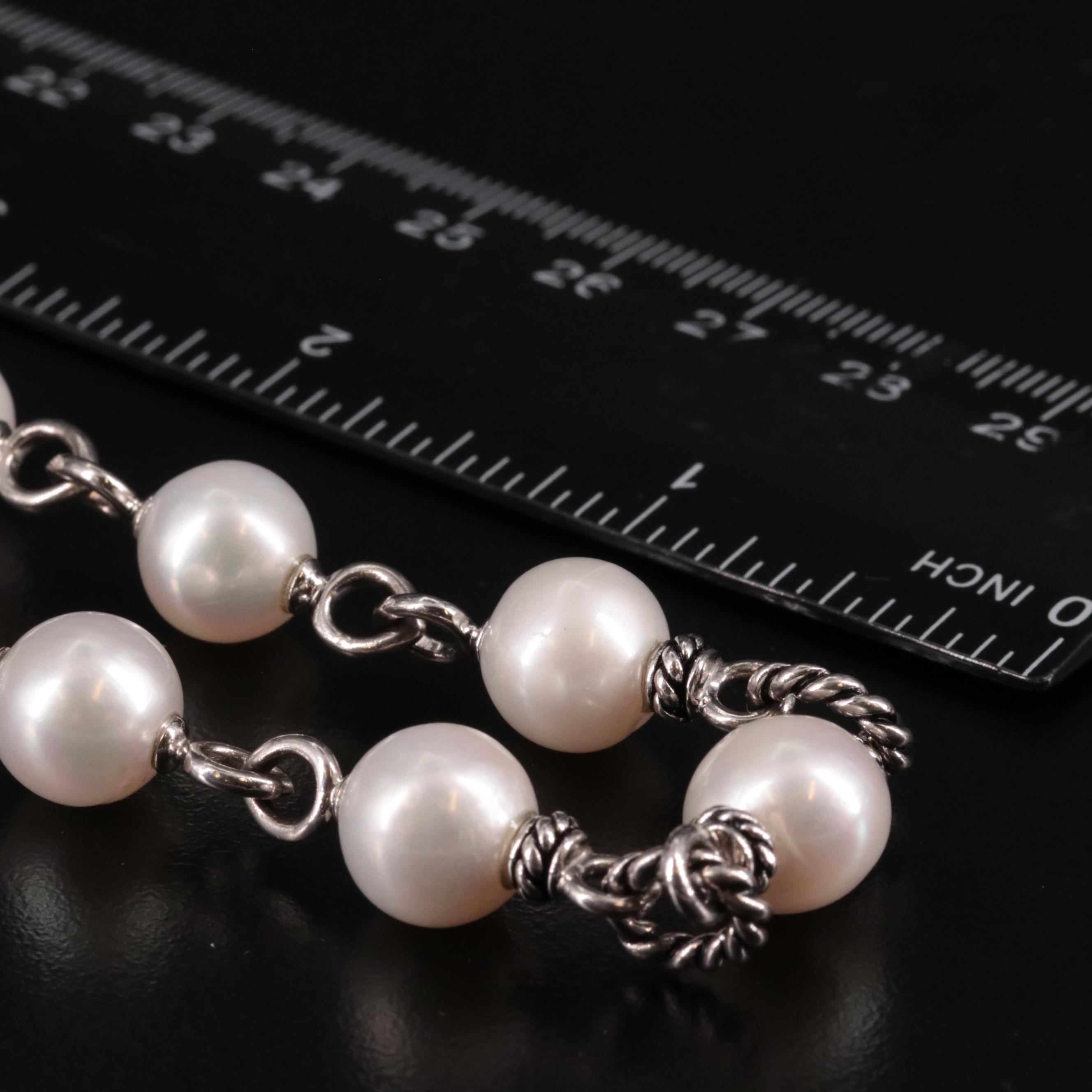 Sterling Pearl Necklace