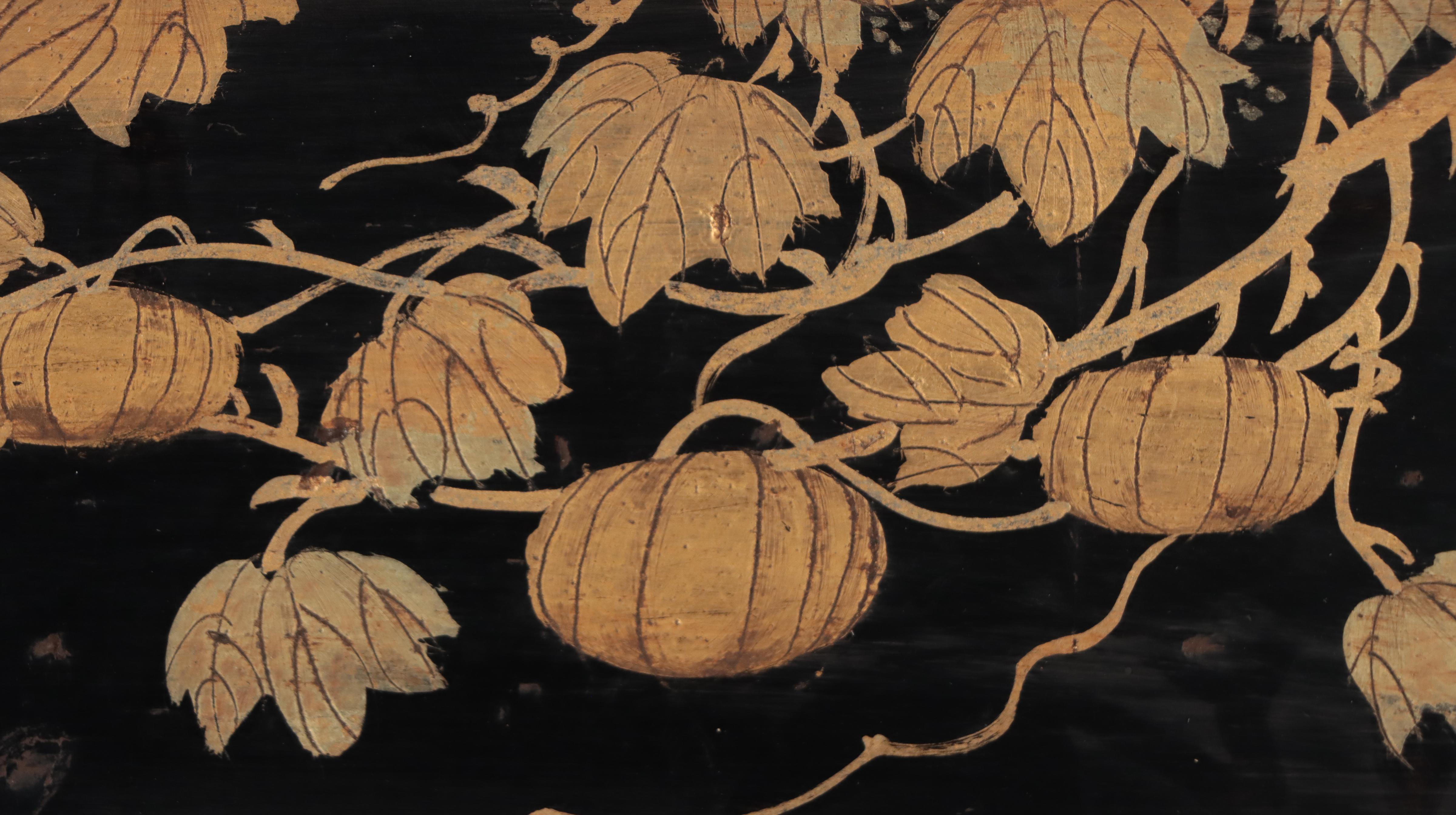 Chinese Lacquer Ware Wall Panel