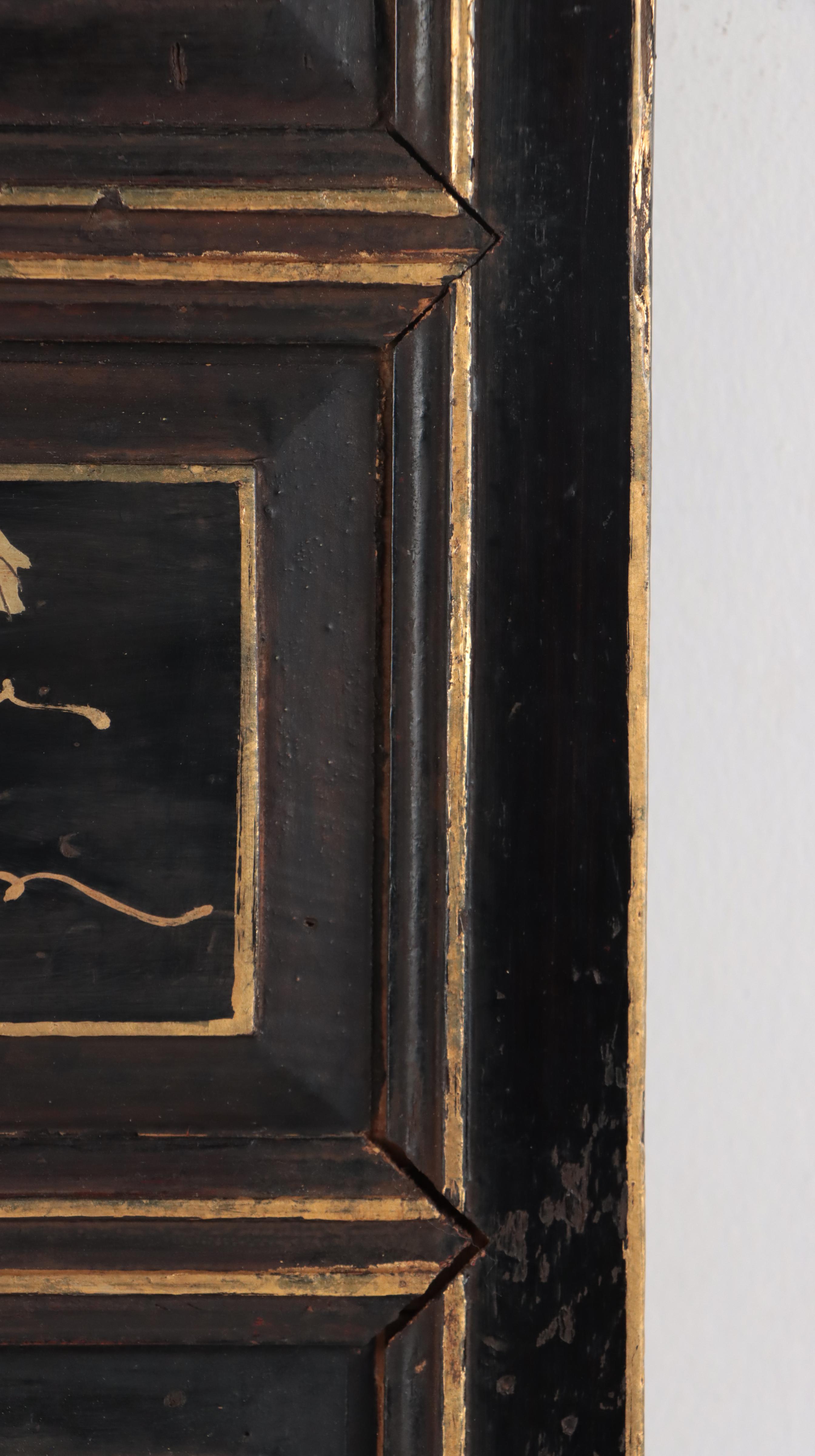 Chinese Lacquer Ware Wall Panel