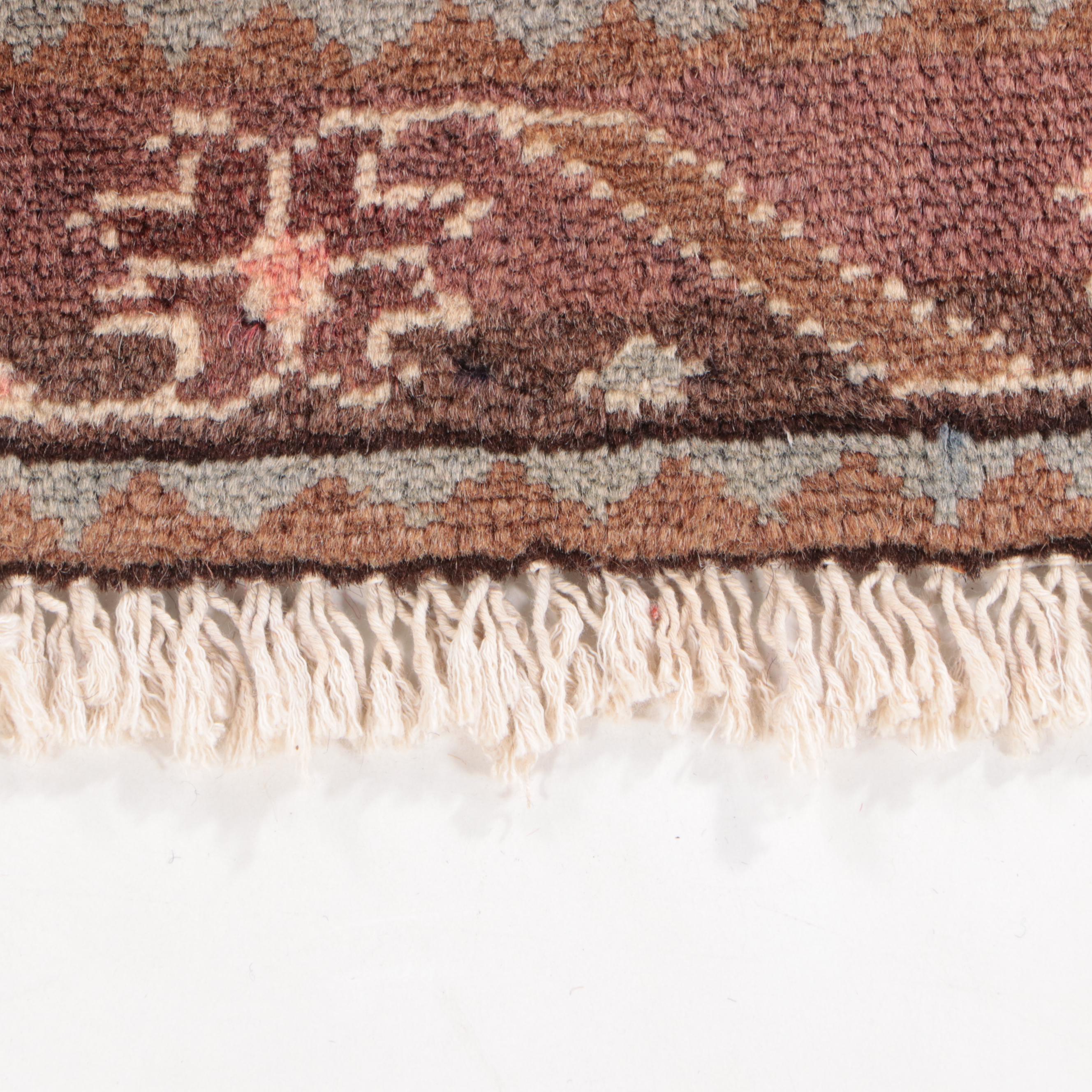 3'4 x 4'10 Hand-Knotted Persian Hamadan Accent Rug