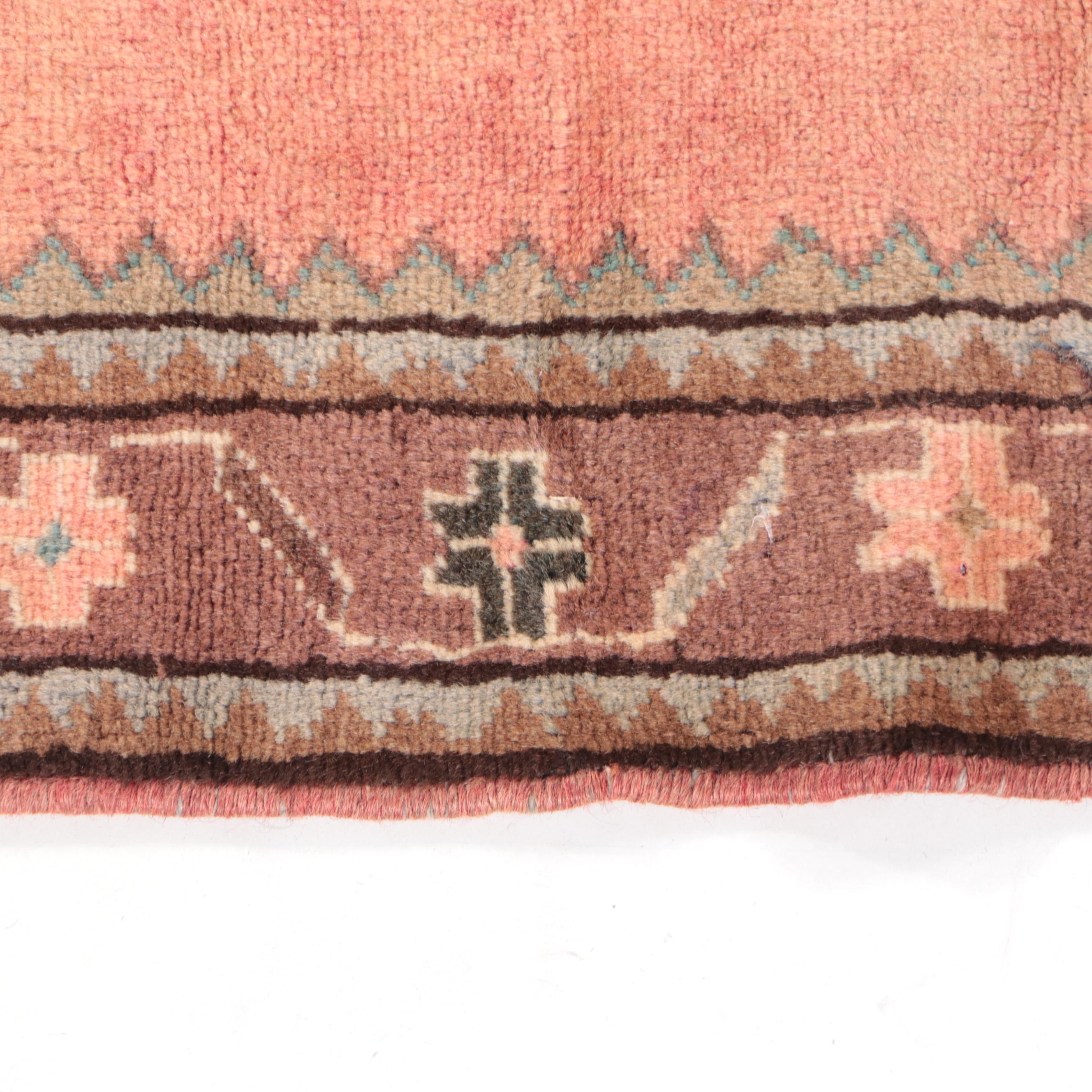 3'4 x 4'10 Hand-Knotted Persian Hamadan Accent Rug