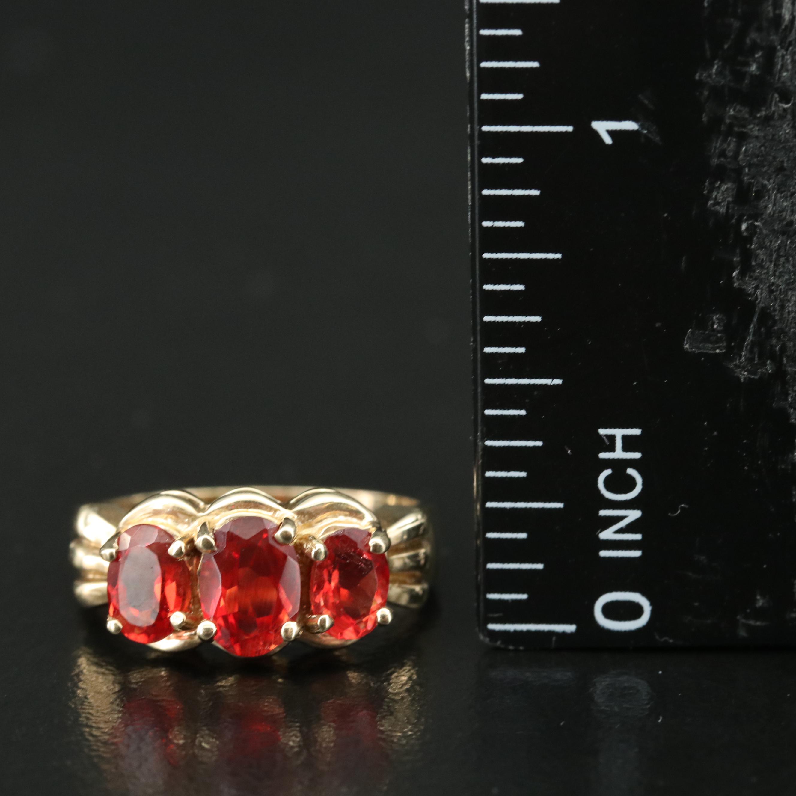 10K Labradorite Ring