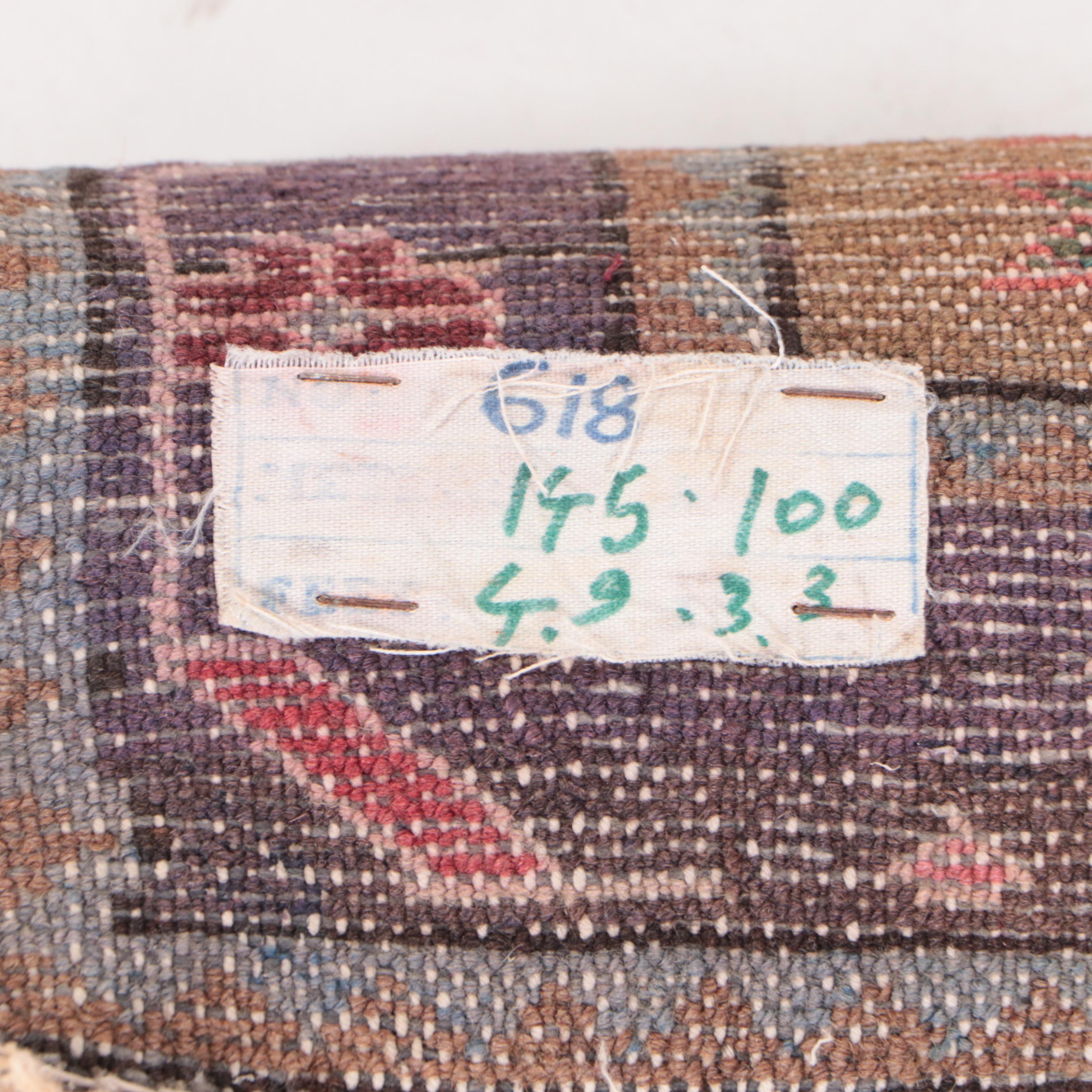 3'4 x 4'10 Hand-Knotted Persian Hamadan Accent Rug