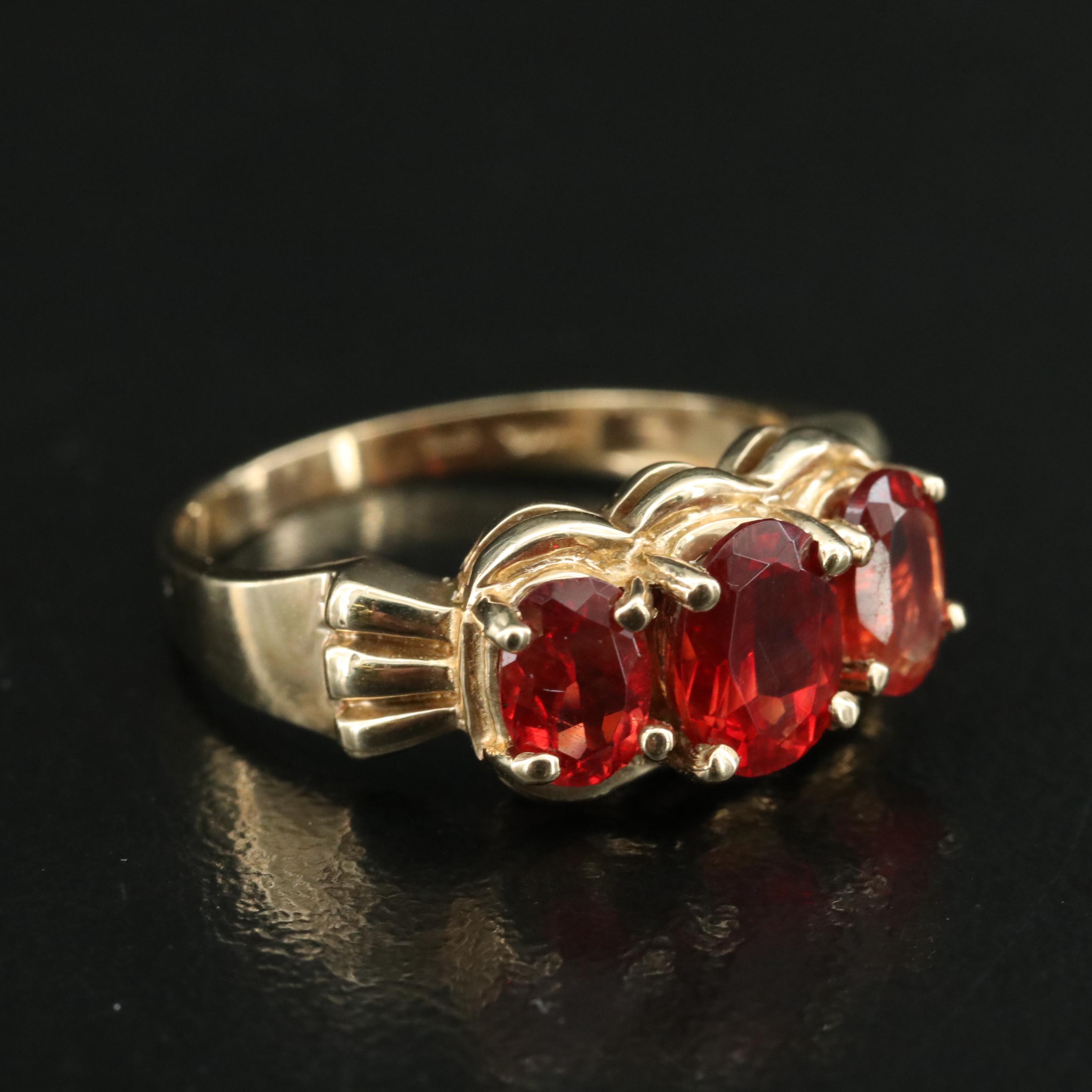 10K Labradorite Ring