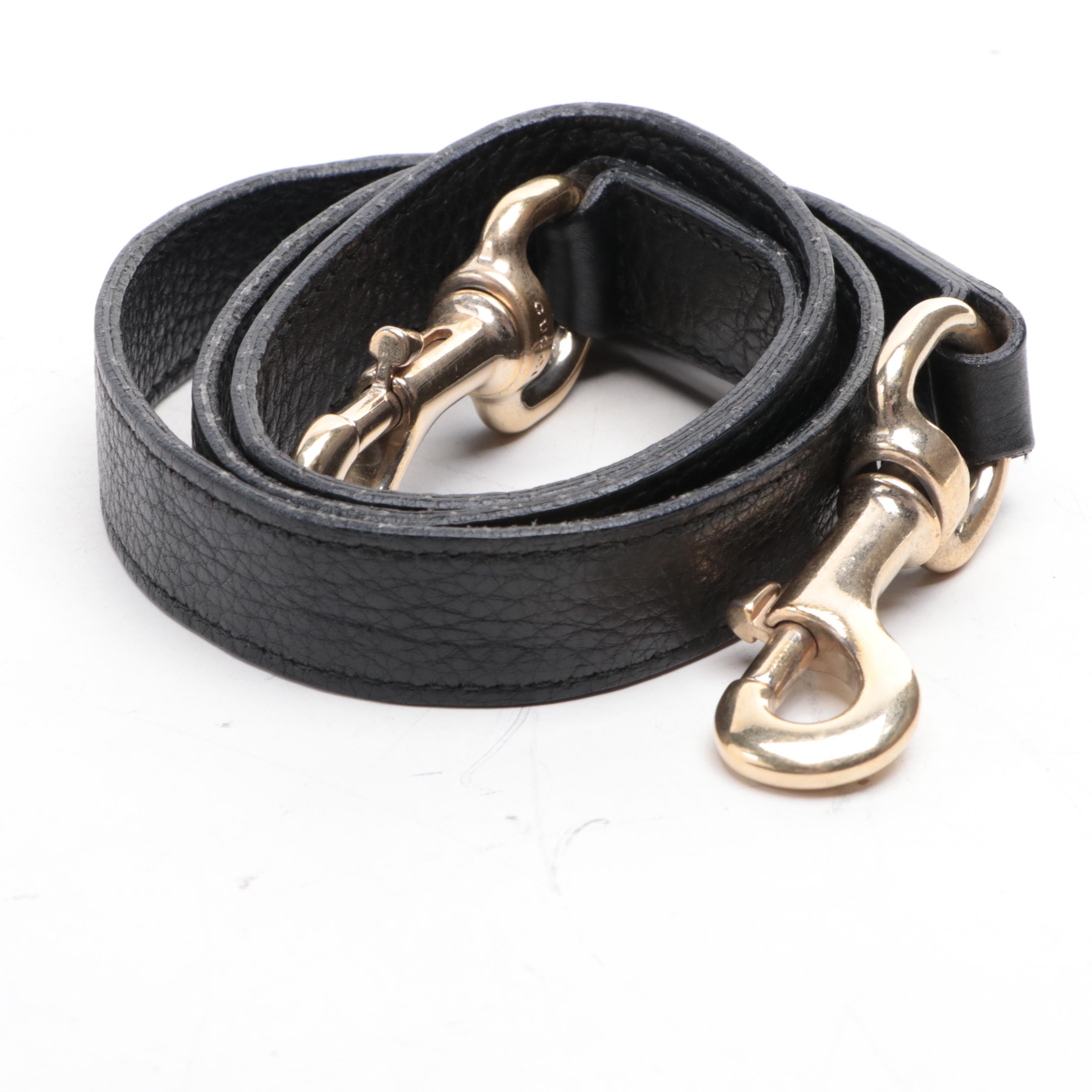 Gucci Diana Bamboo Top Handle Hobo Bag in Black Pebbled Leather