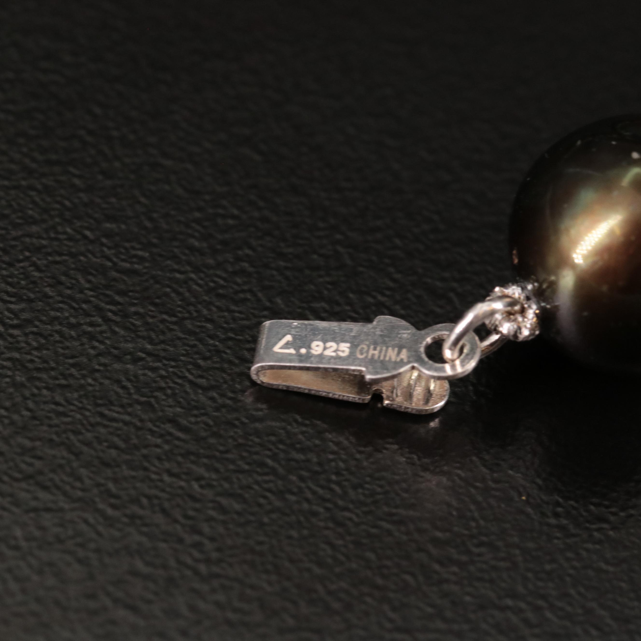 Pearl Necklace with Sterling Clasp