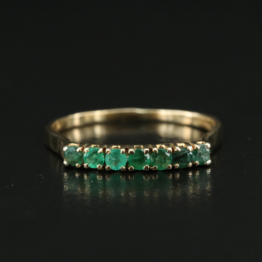 14K Emerald Ring