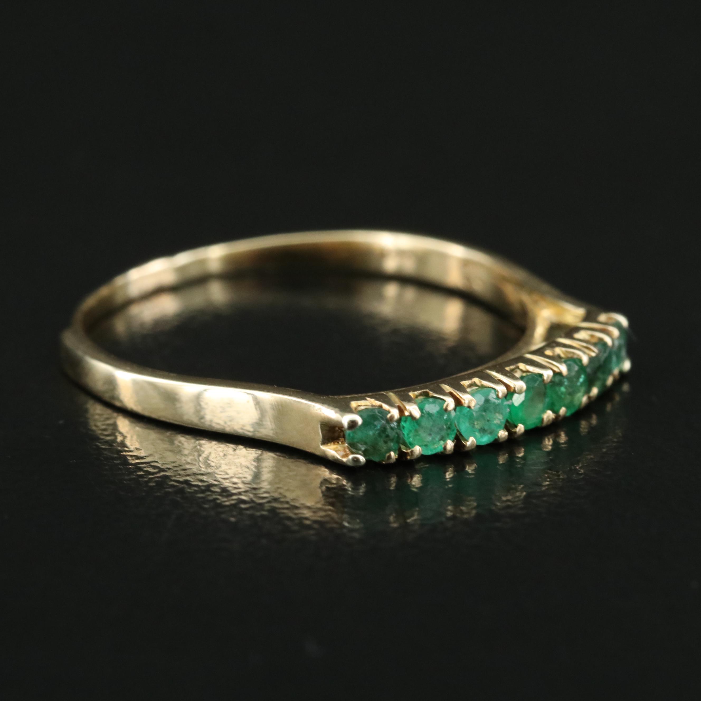 14K Emerald Ring