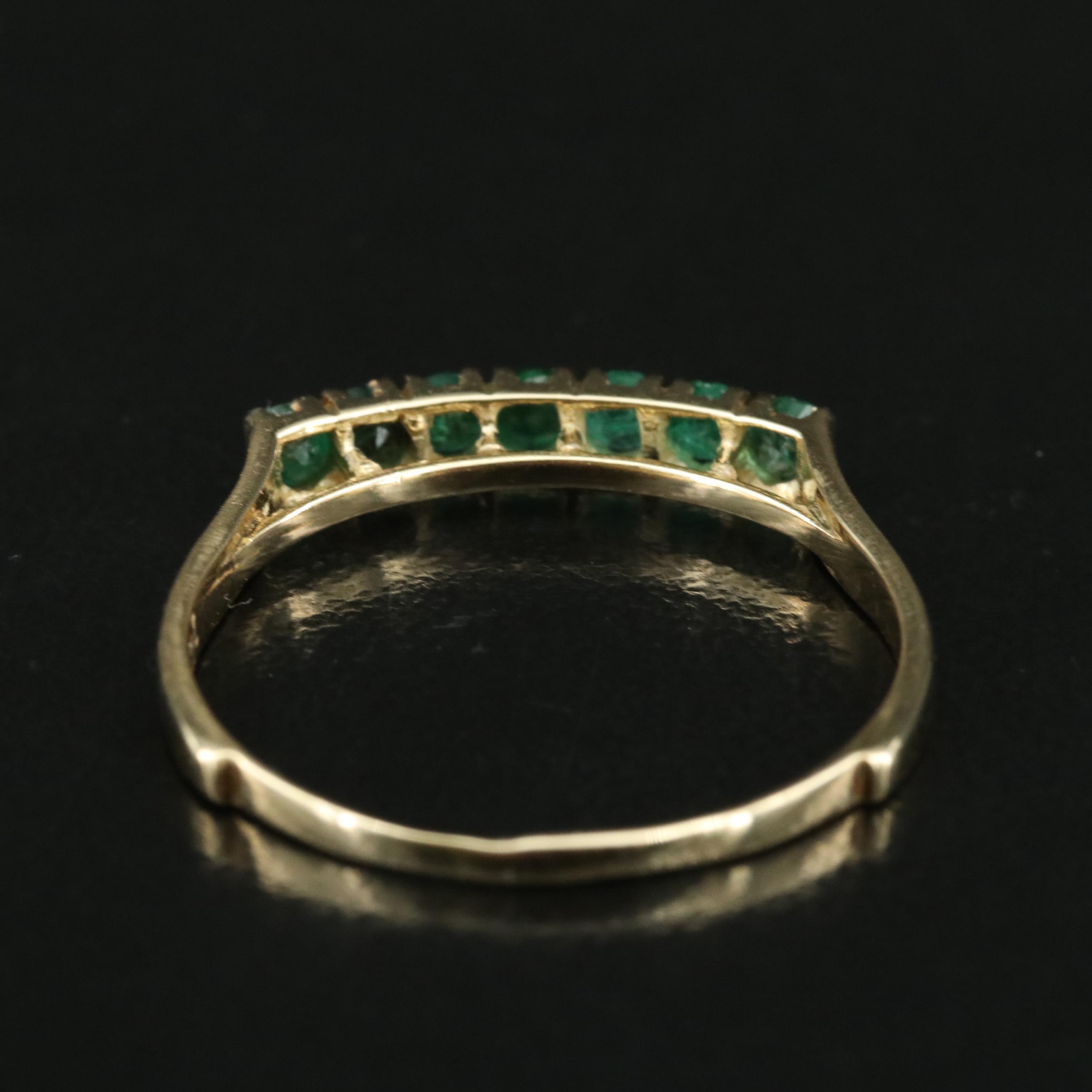 14K Emerald Ring