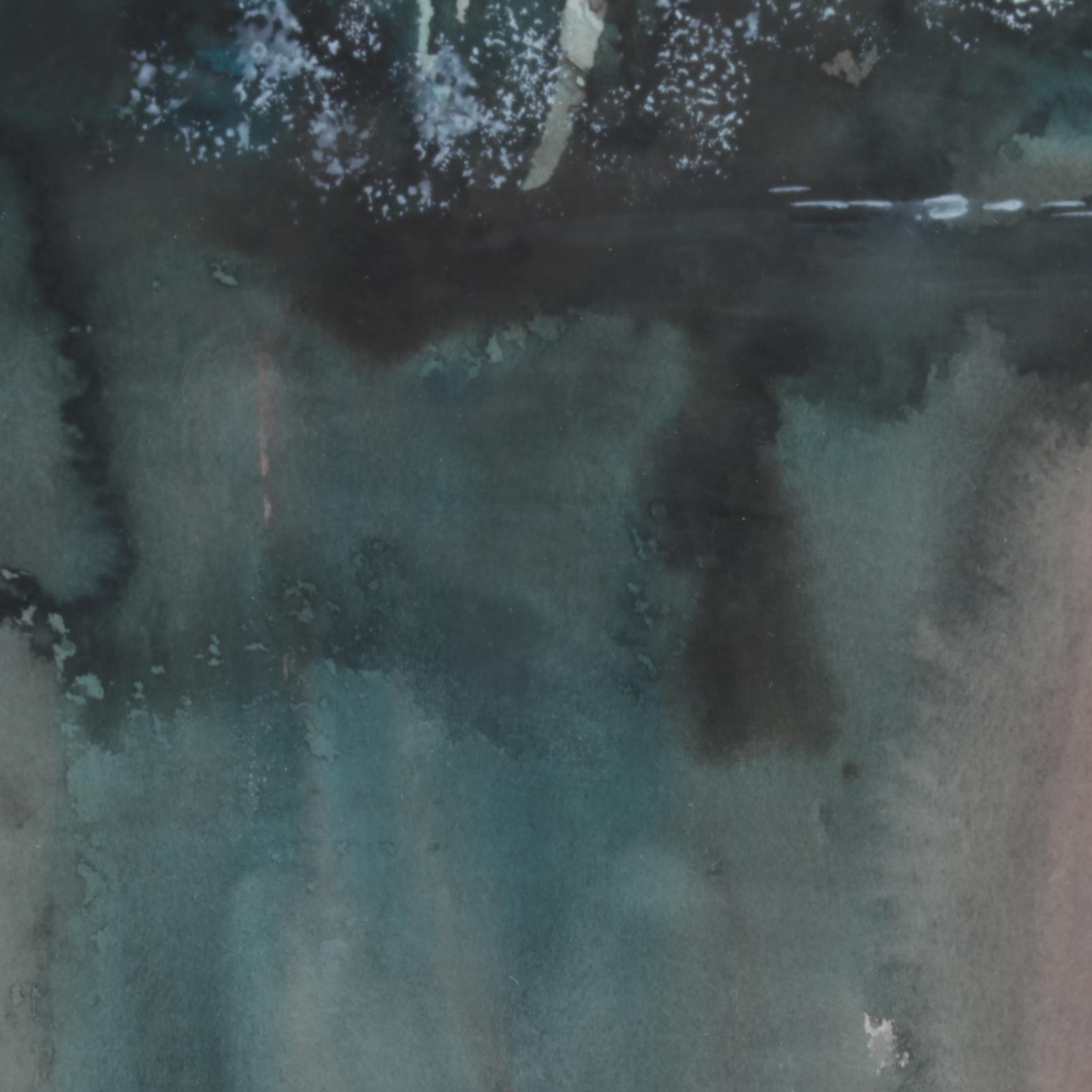 Donna Walter Forest Pond Watercolor Paintings, Circa 2000