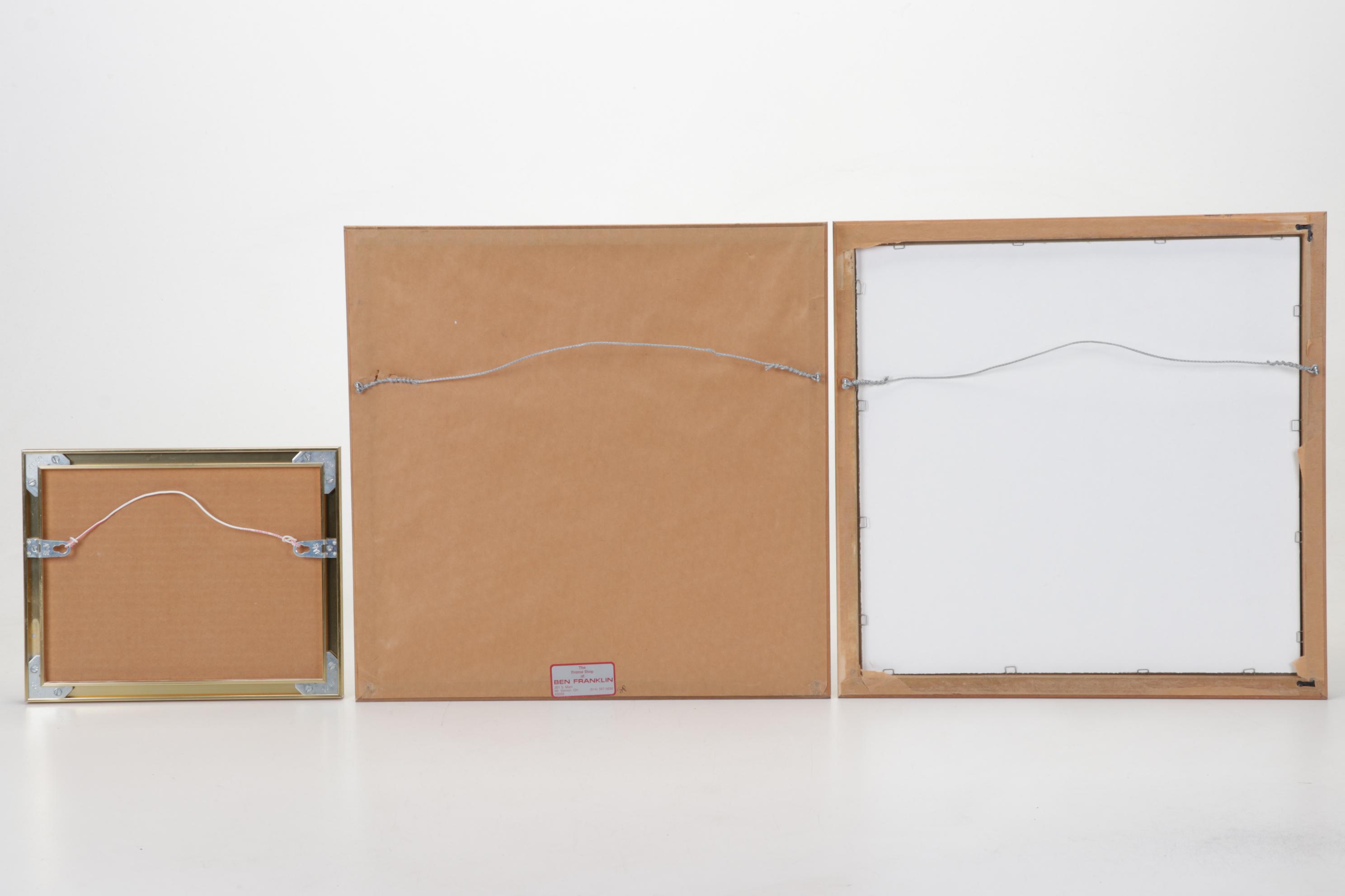 Donna Walter Forest Pond Watercolor Paintings, Circa 2000