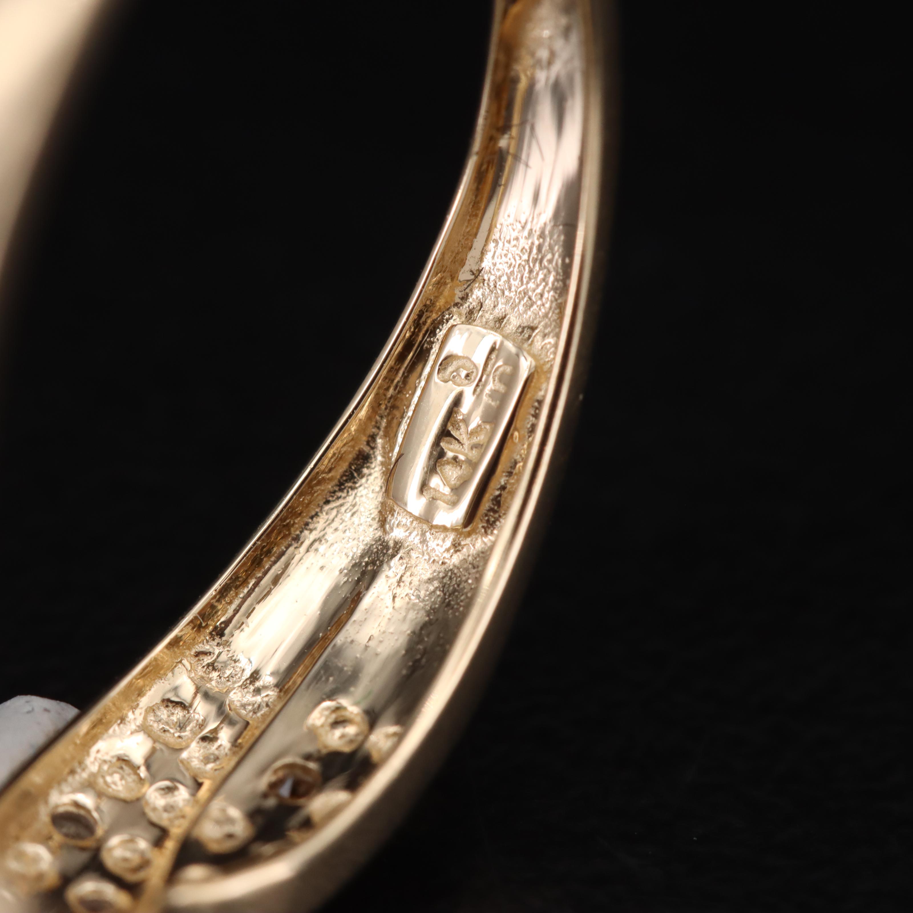 14K 0.14 CTW Diamond Braided Ring