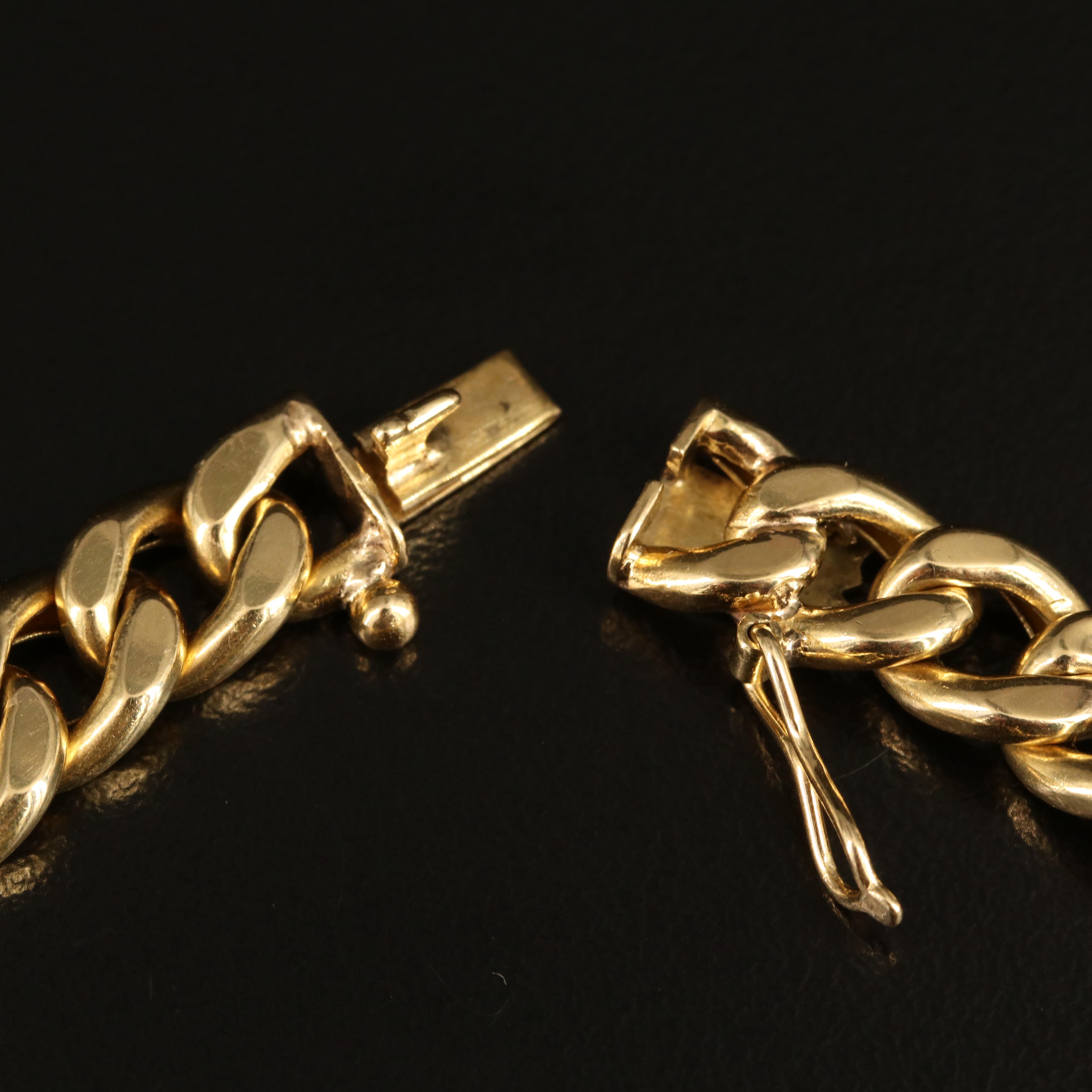 18K Curb Chain Bracelet