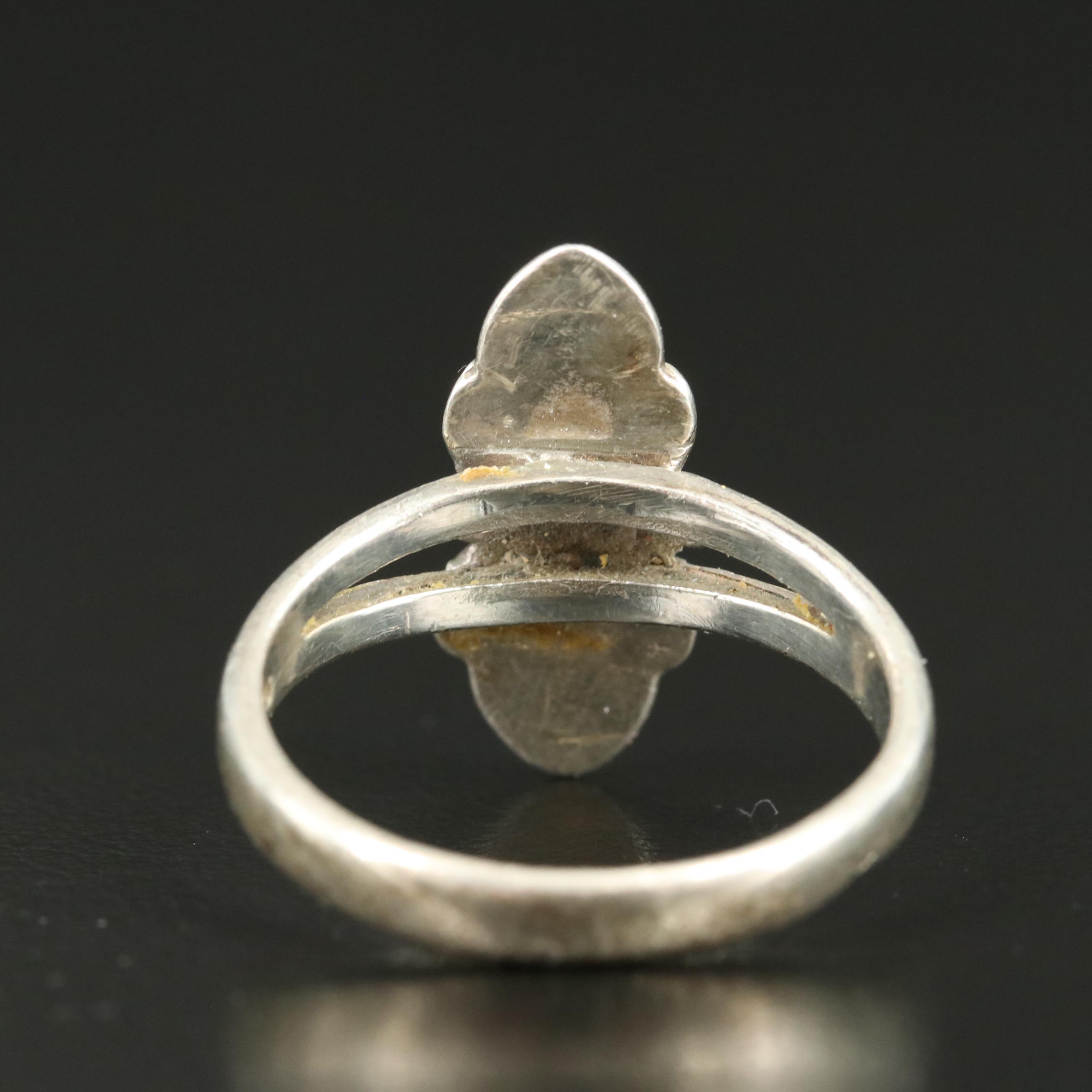 Sterling Abalone Ring