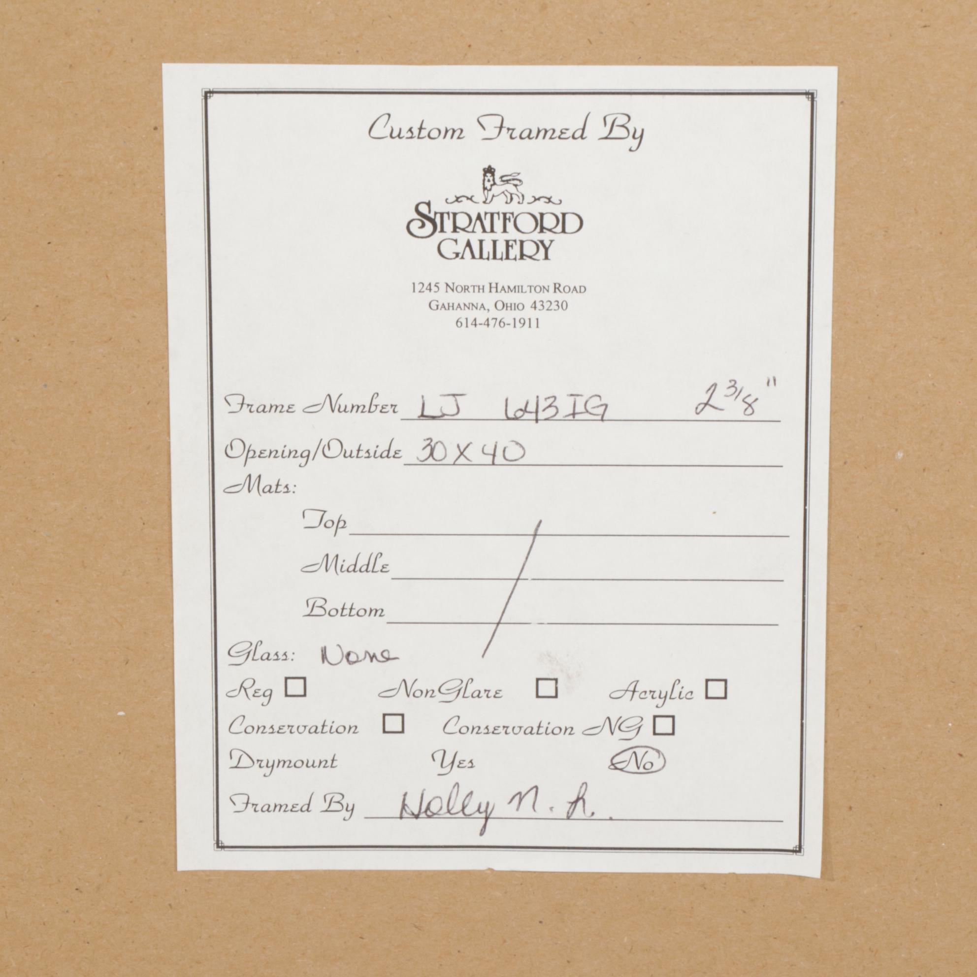 Stratford Gallery Giltwood Framed Rectangular Wall Mirror