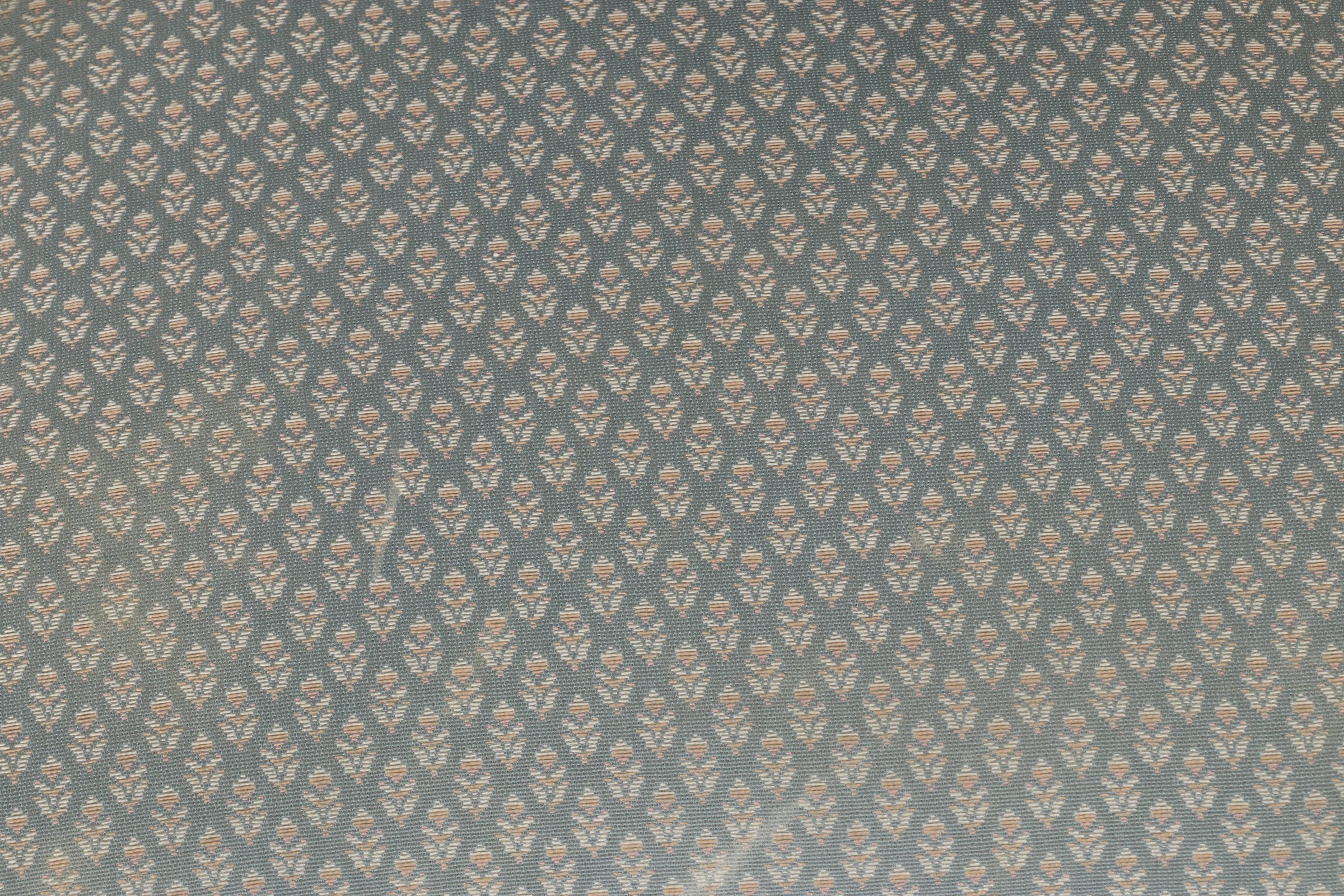 Neoclassical Style Upholstered Wooden Armchair