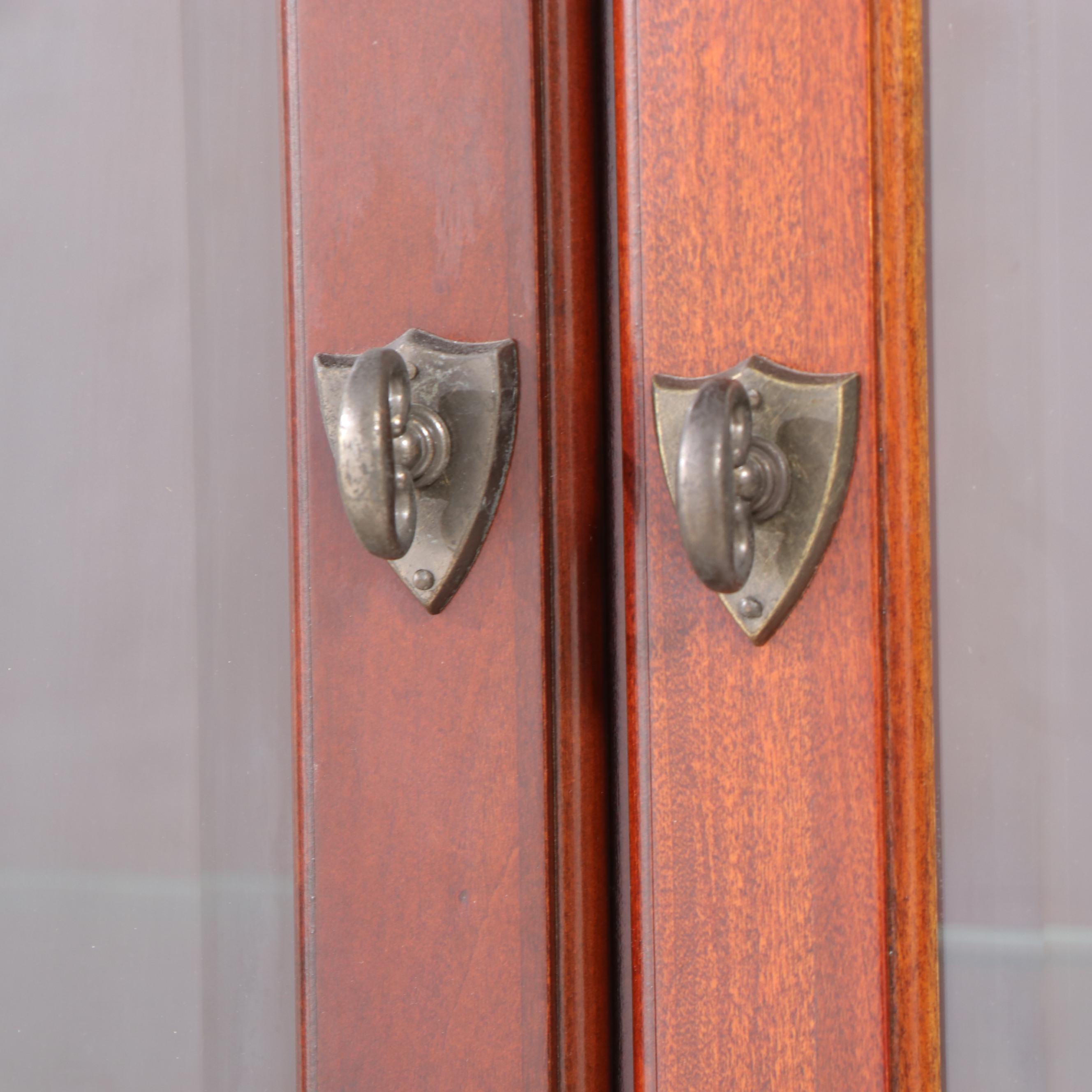 Wooden Glass Front End Cabinets