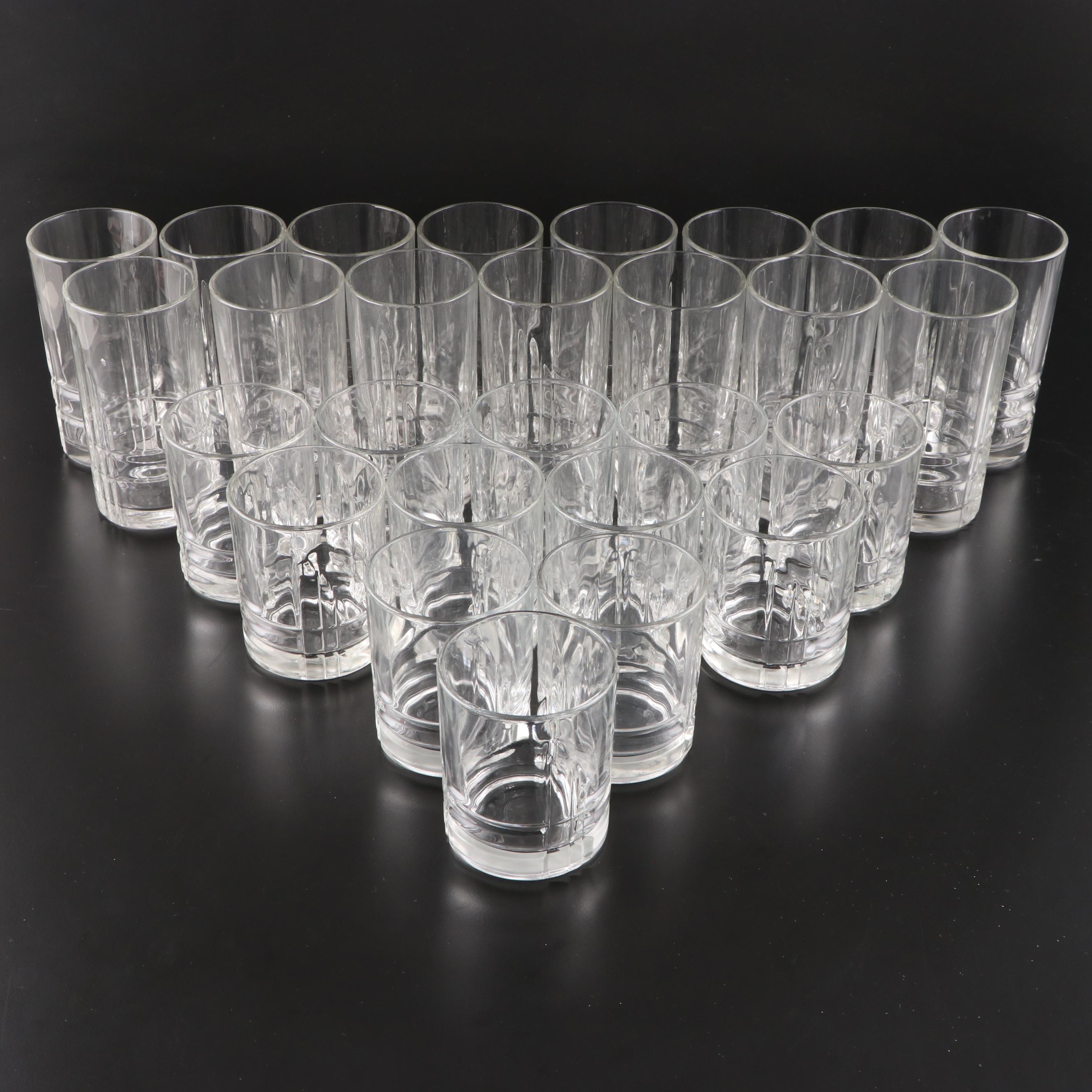 Double Old Fashioned and Highball Glasses