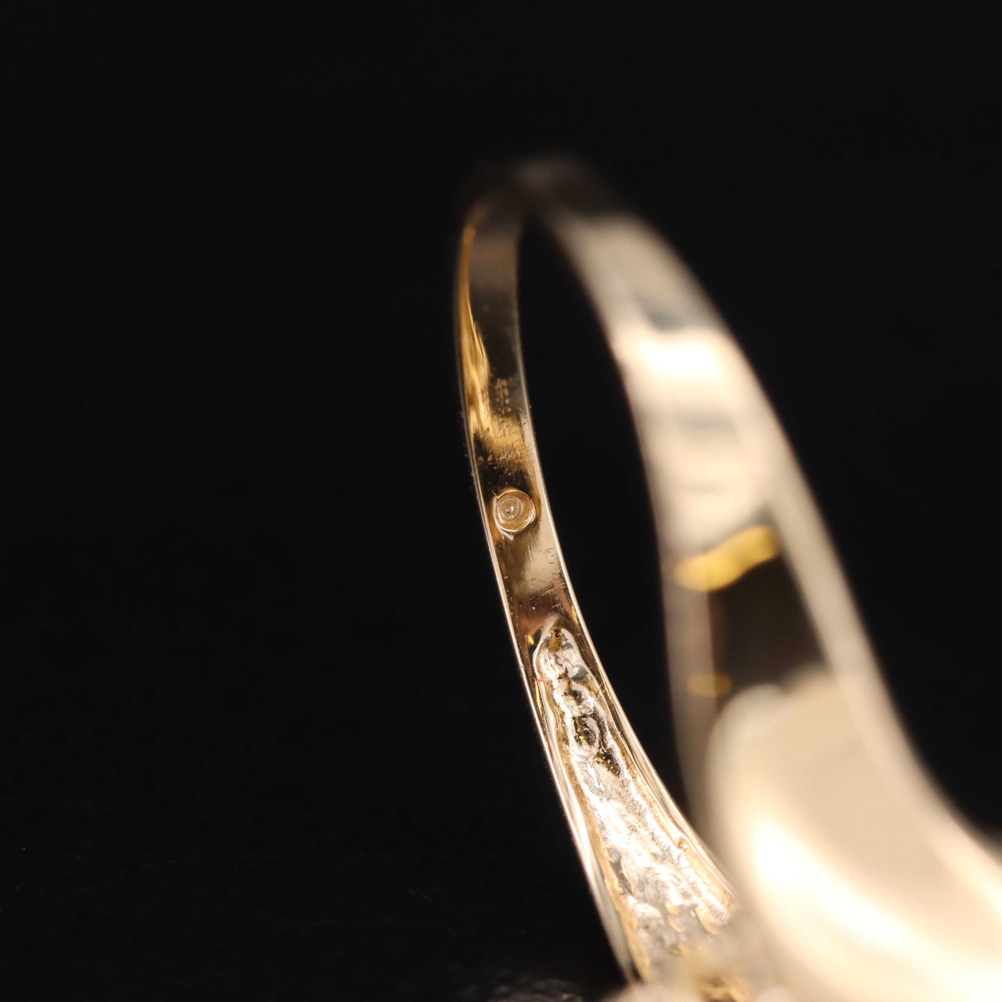 10K Black Onyx and Diamond Bypass Ring