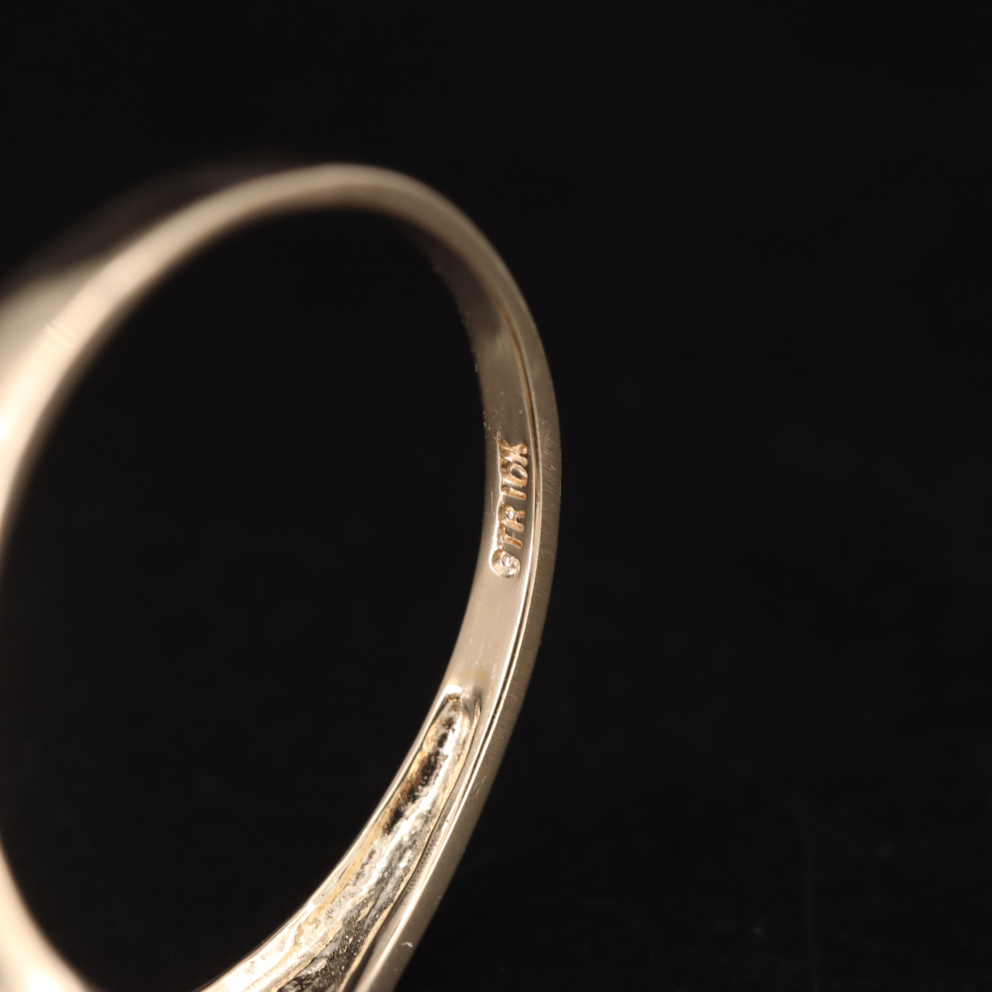 10K Black Onyx and Diamond Bypass Ring