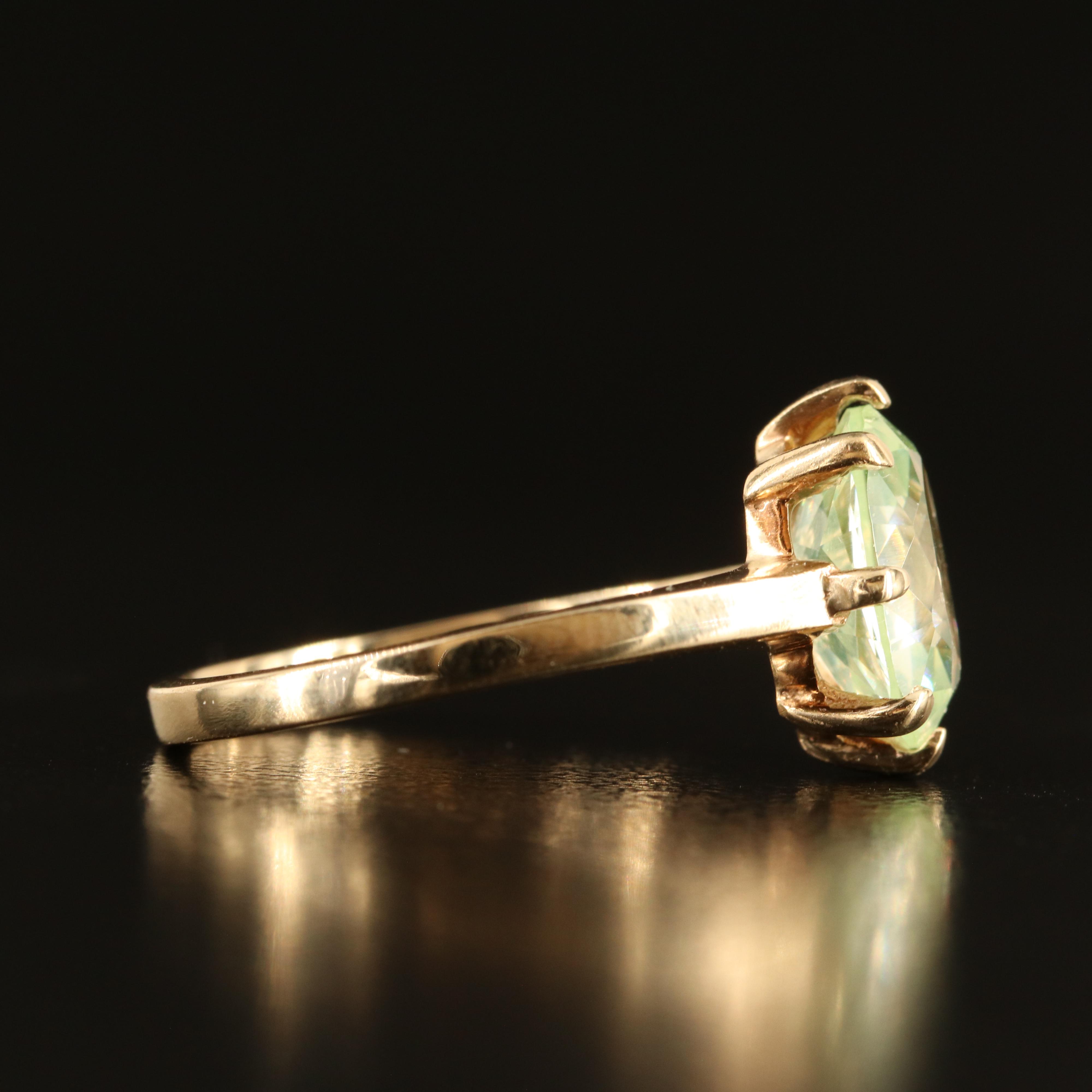 10K Spinel Solitaire Ring