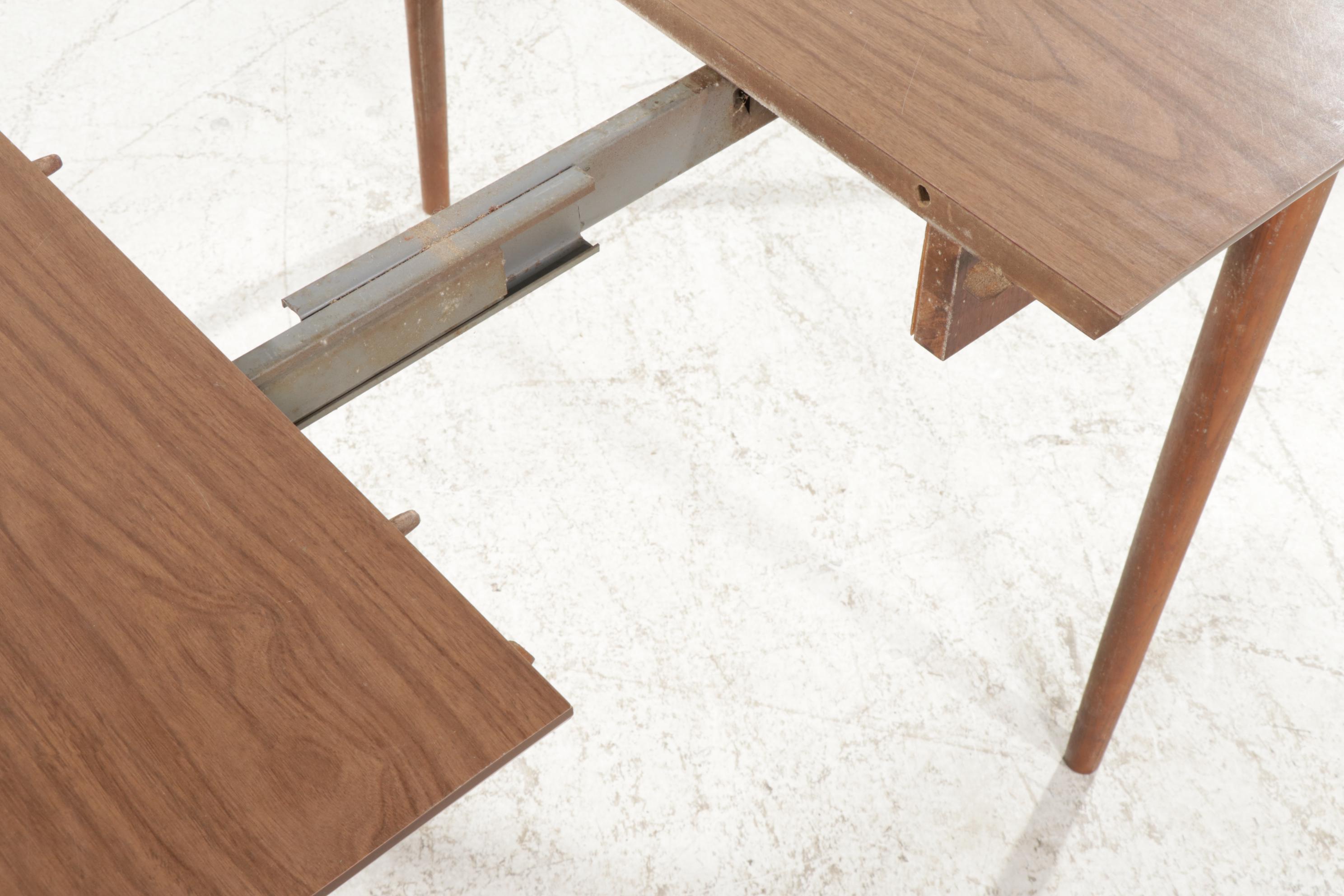 Laminate Drop Leaf Extension Dining Table, Mid to Late 20th Century