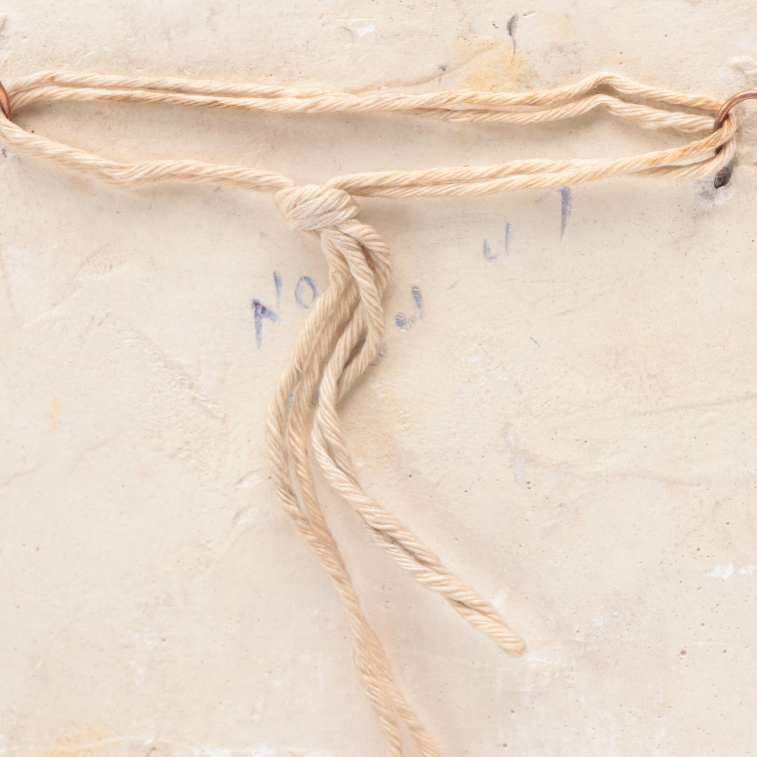 Russian Lacquer Egg, Stone Composite "The Last Supper" Plaque and Jerusalem Tile