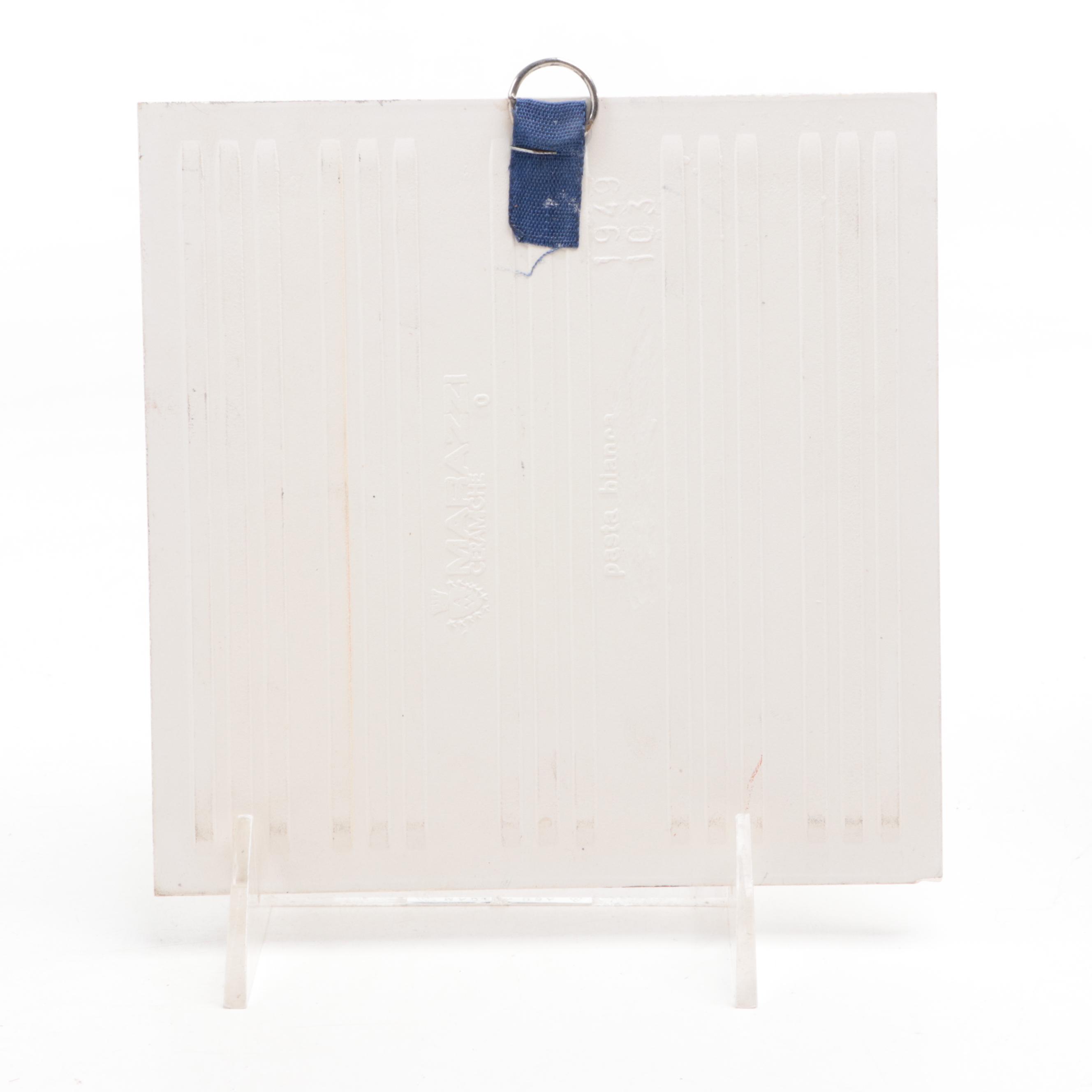 Russian Lacquer Egg, Stone Composite "The Last Supper" Plaque and Jerusalem Tile