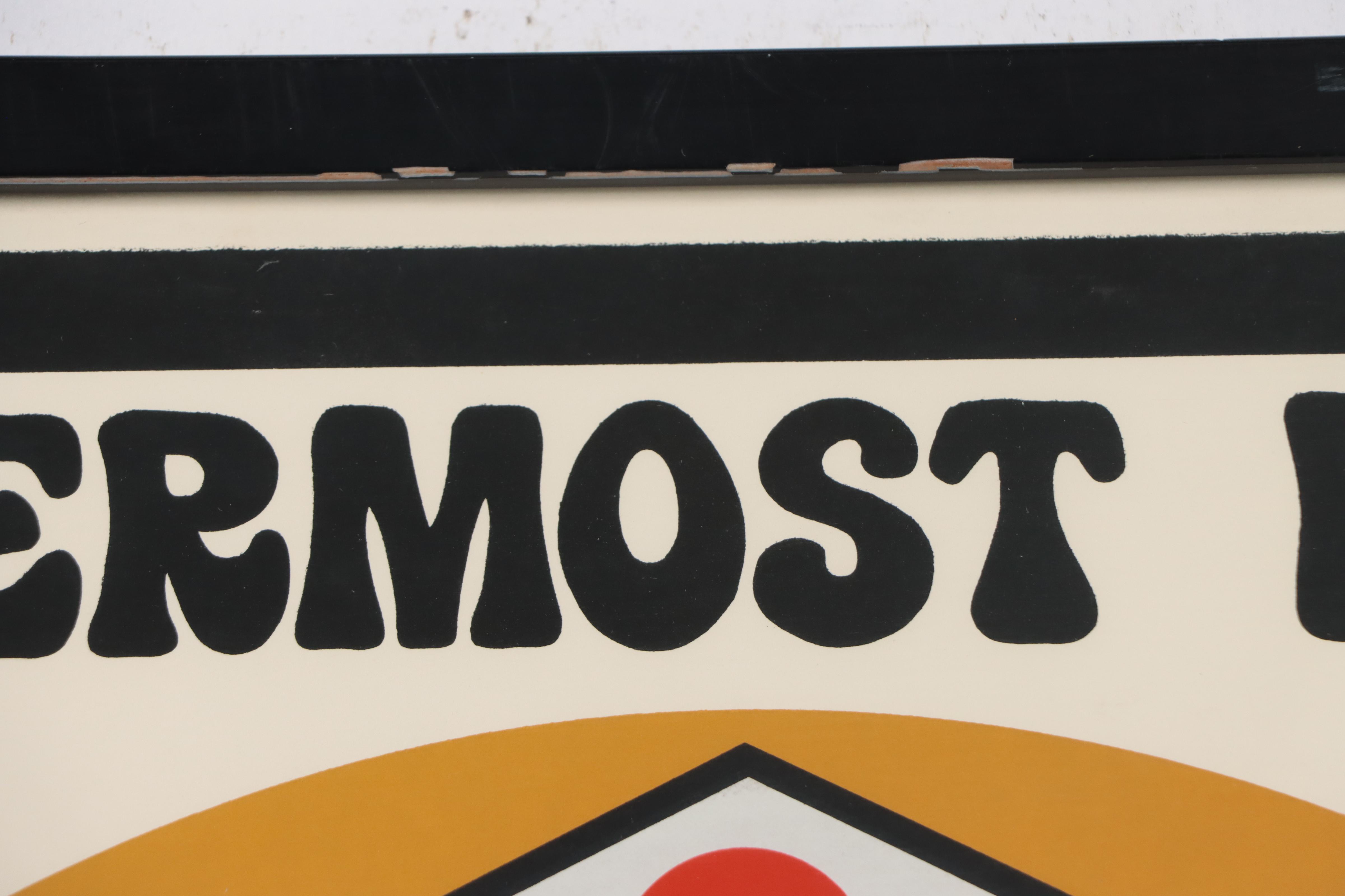 Serigraph "Outermost Kites, Union Square Provincetown, Mass," 1975