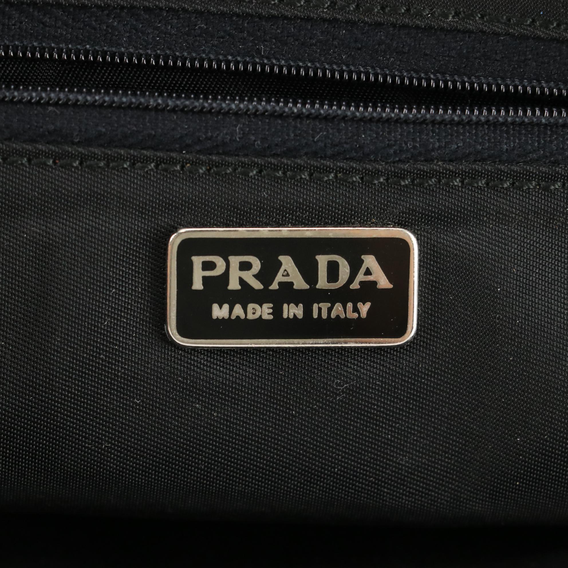Prada Nylon Tessuto Zip Pouch