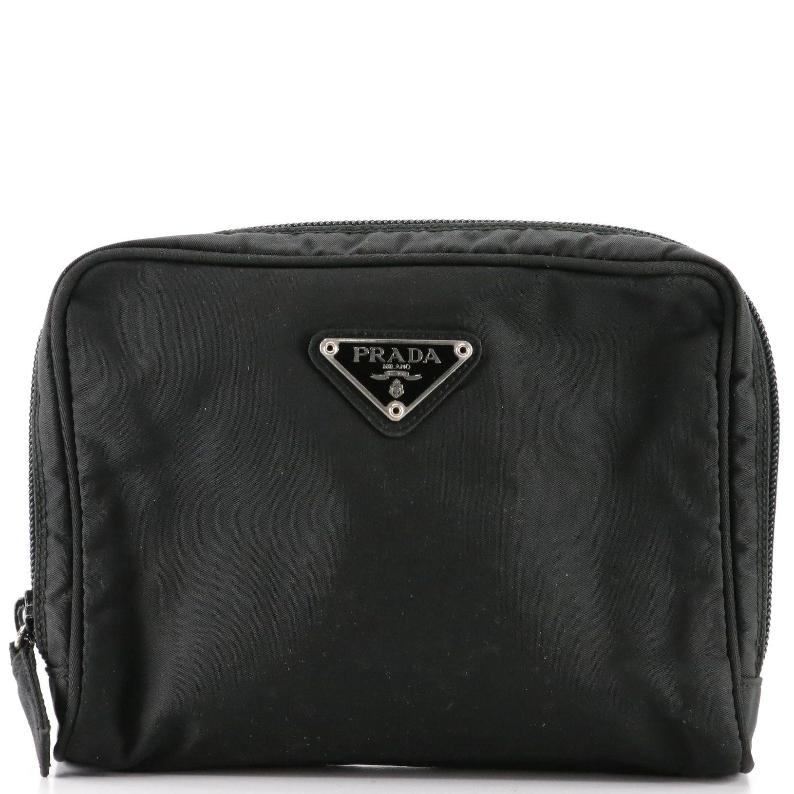 Prada Nylon Tessuto Zip Pouch