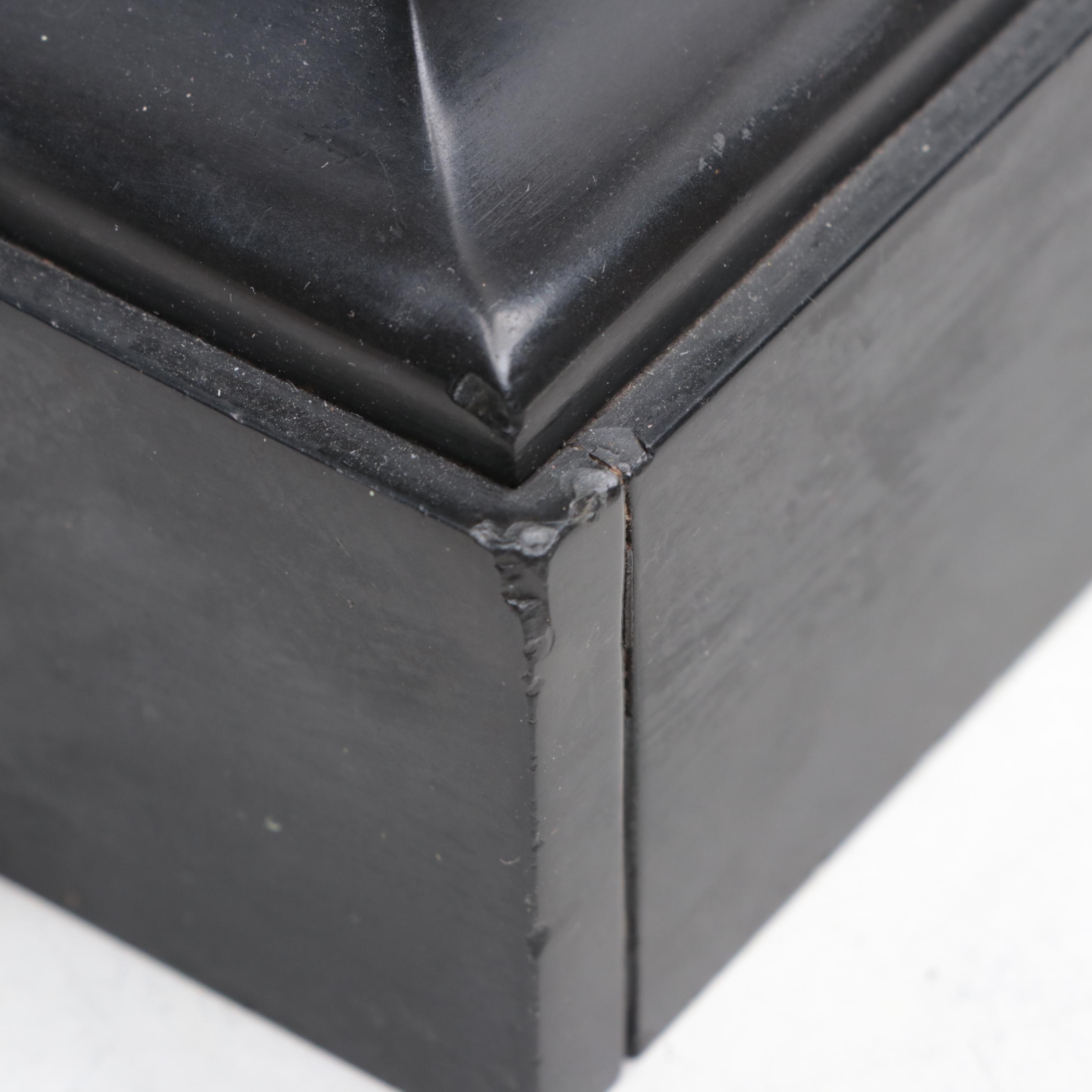 Victorian Style Slate Mantel Clock, Early 20th Century