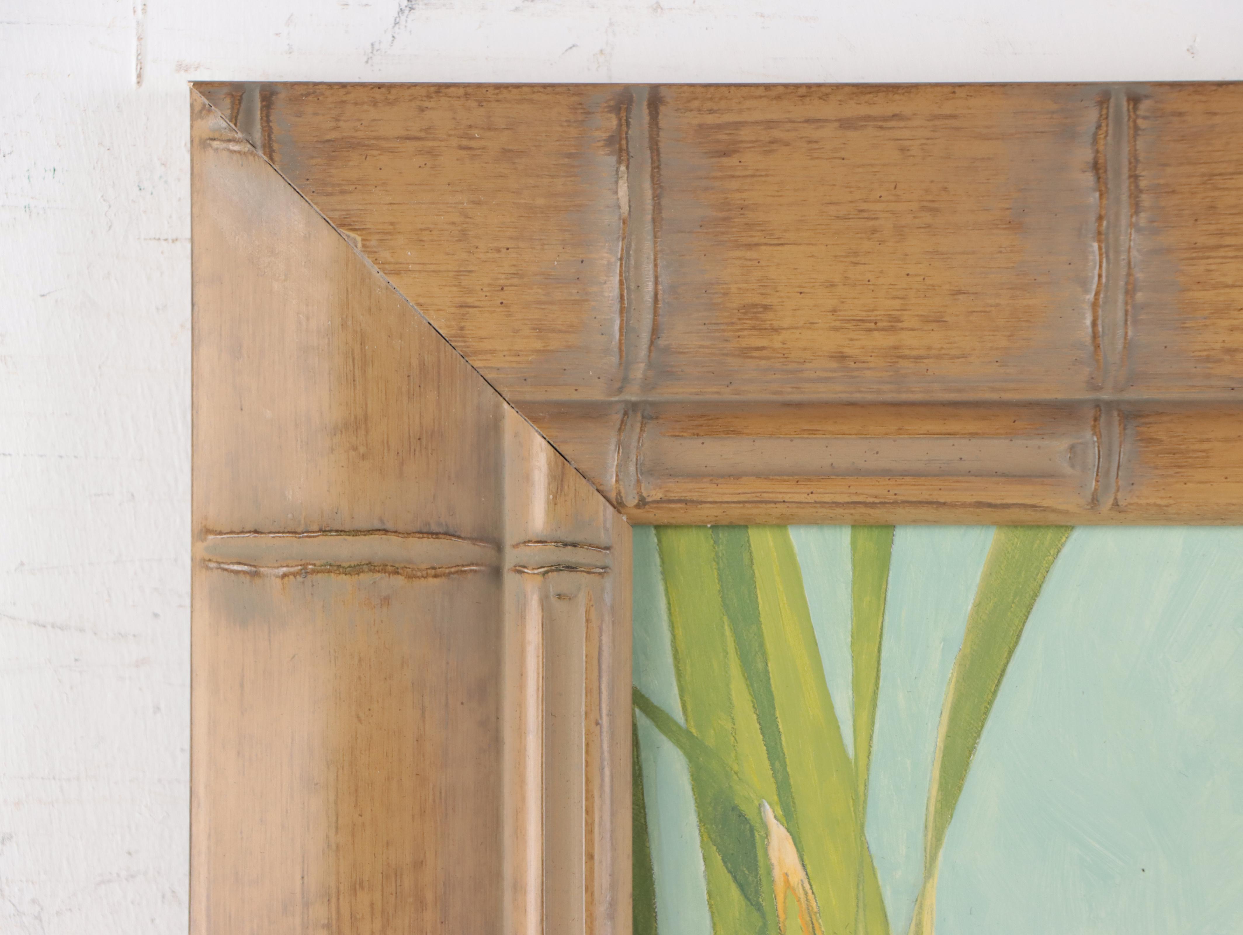 Mark Eberhard Oil Painting of Geese and a Bird, 2008