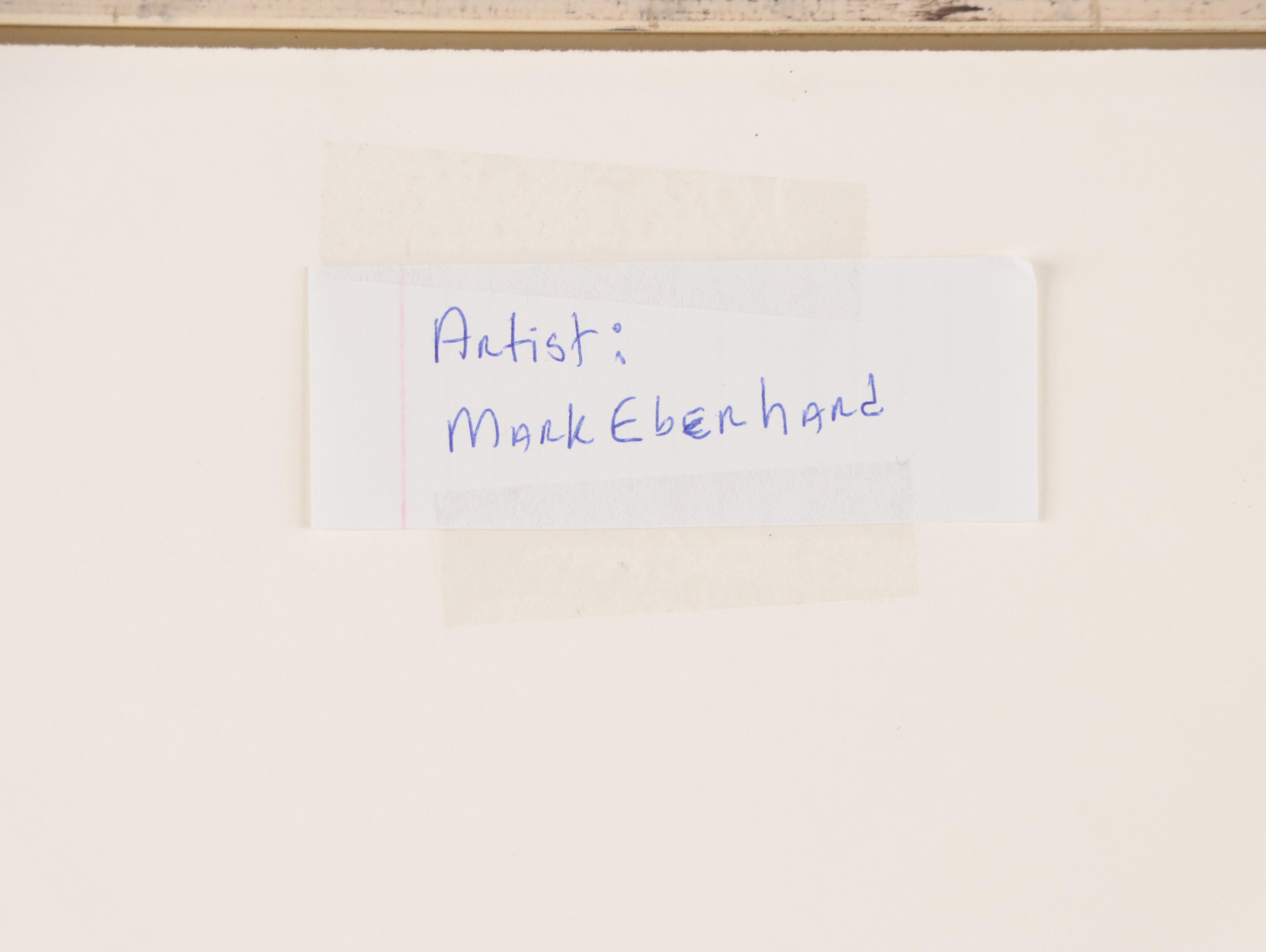 Mark Eberhard Oil Painting of Geese and a Bird, 2008