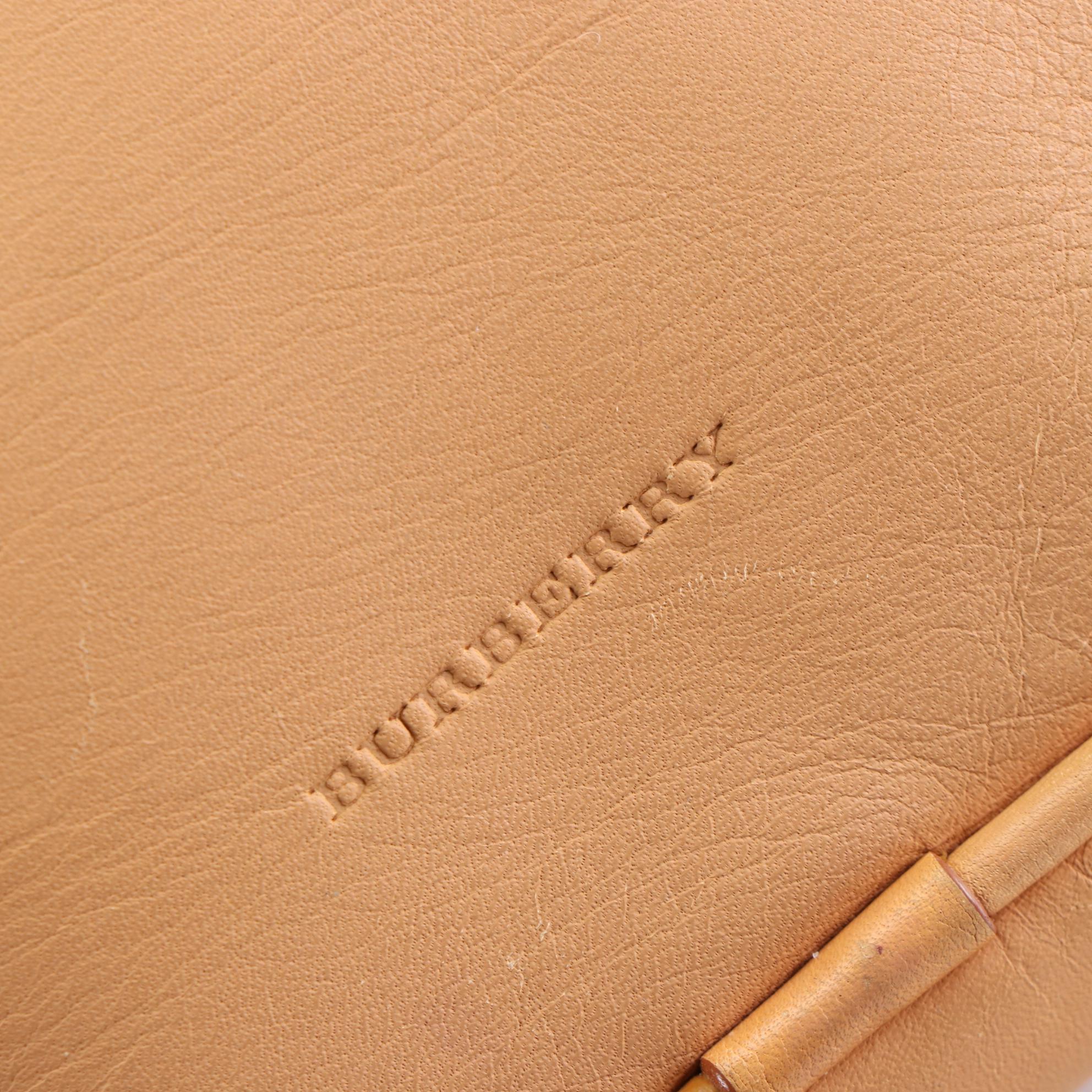 Burberry Flap Front Crossbody Bag in Leather with Nova Check Lining
