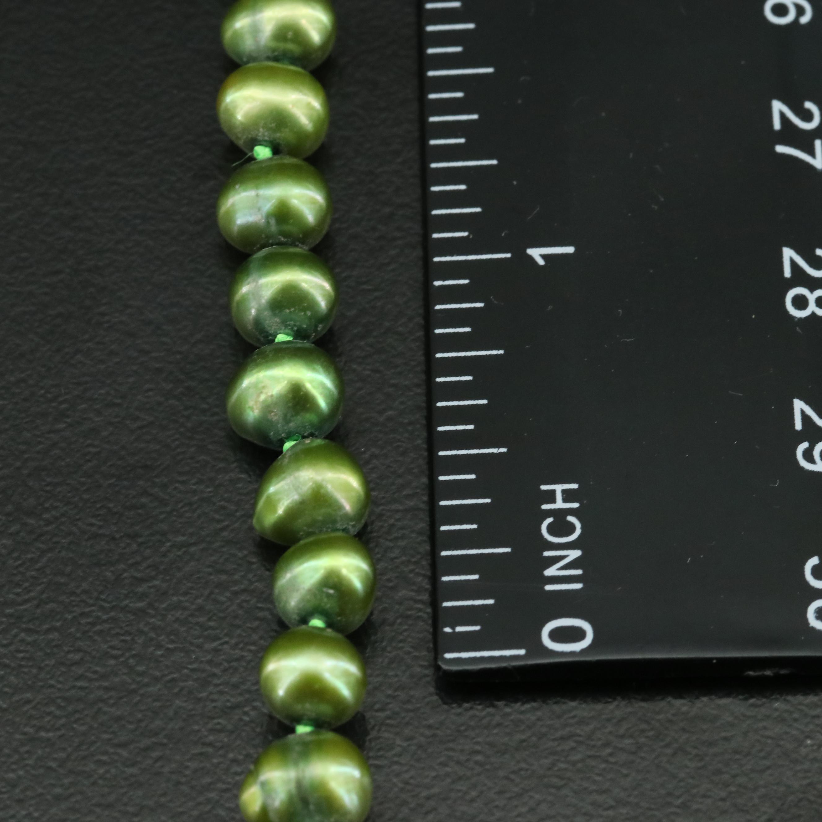 Pearl Necklace with 14K Clasp