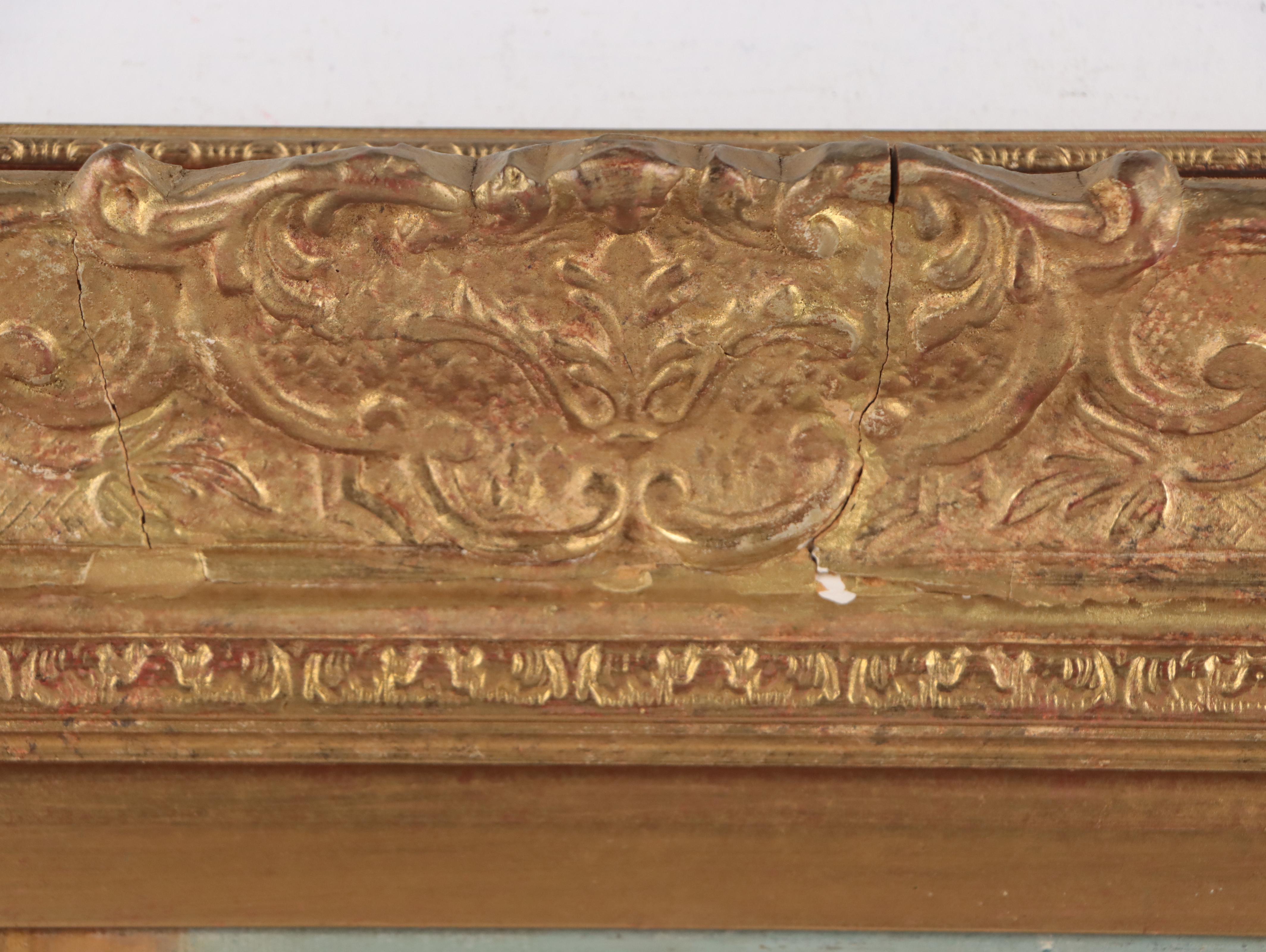 European School Oil Painting of a Dog, 1916