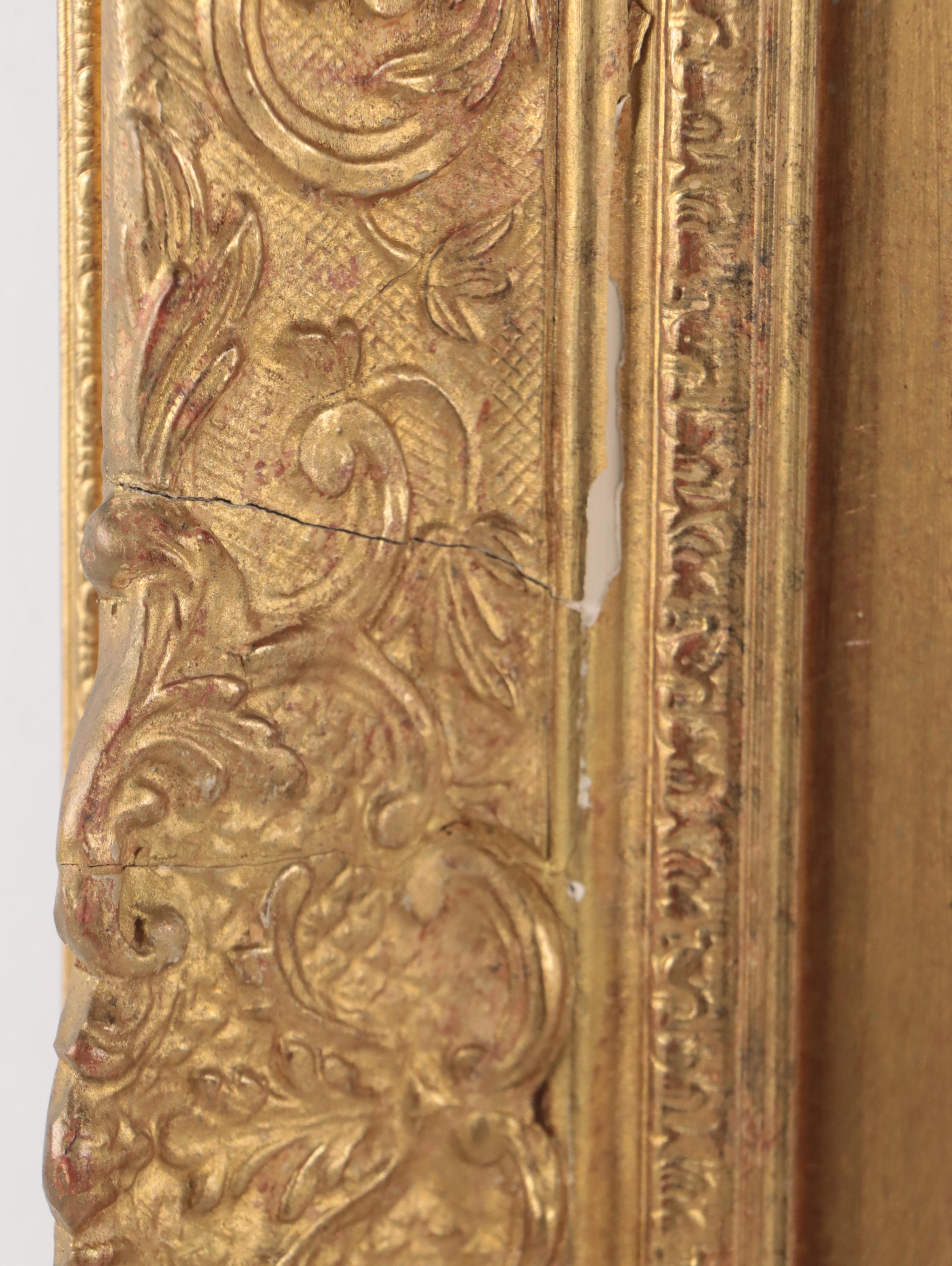 European School Oil Painting of a Dog, 1916