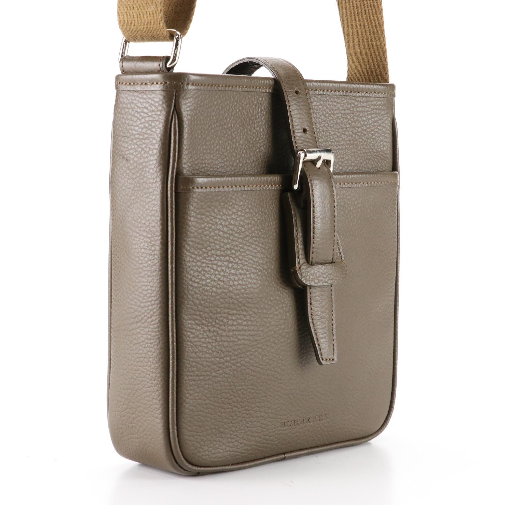 Burberry Crossbody in Grain Leather with Box