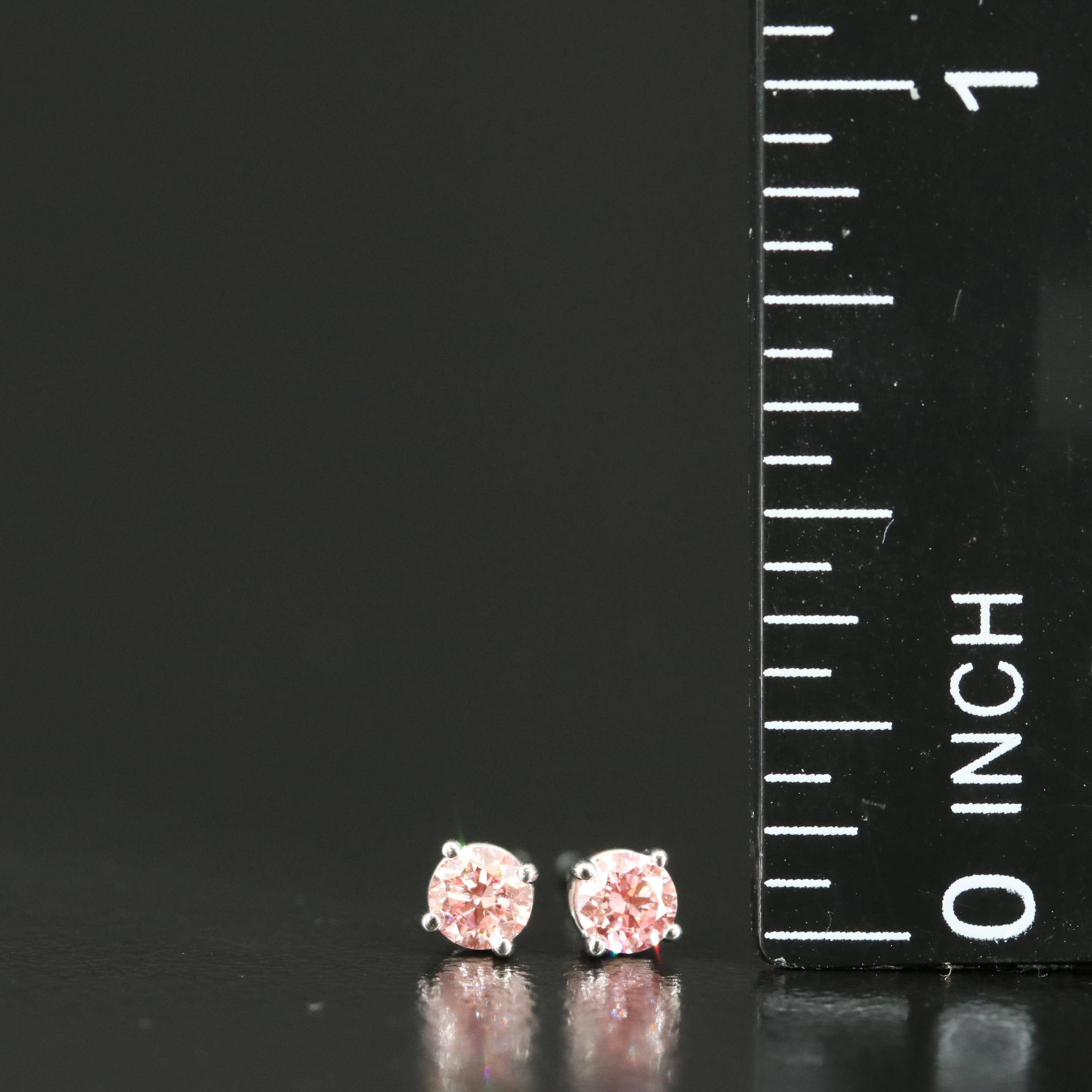 10K 0.20 CTW Lab Grown Diamond Stud Earrings