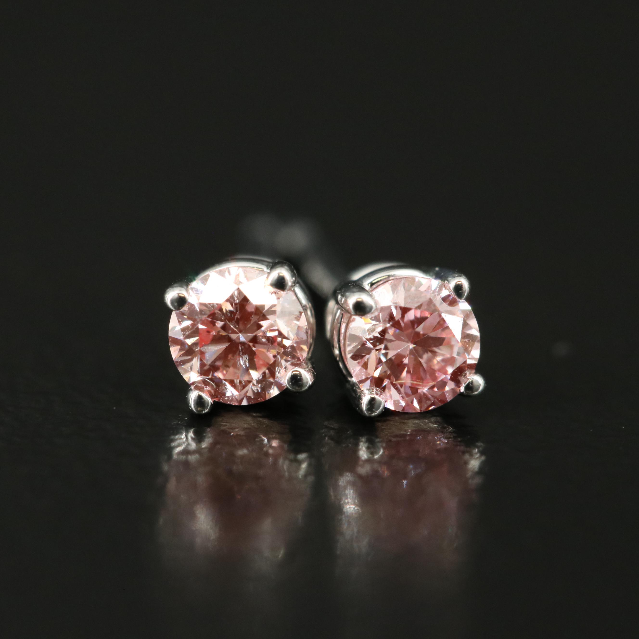 10K 0.20 CTW Lab Grown Diamond Stud Earrings