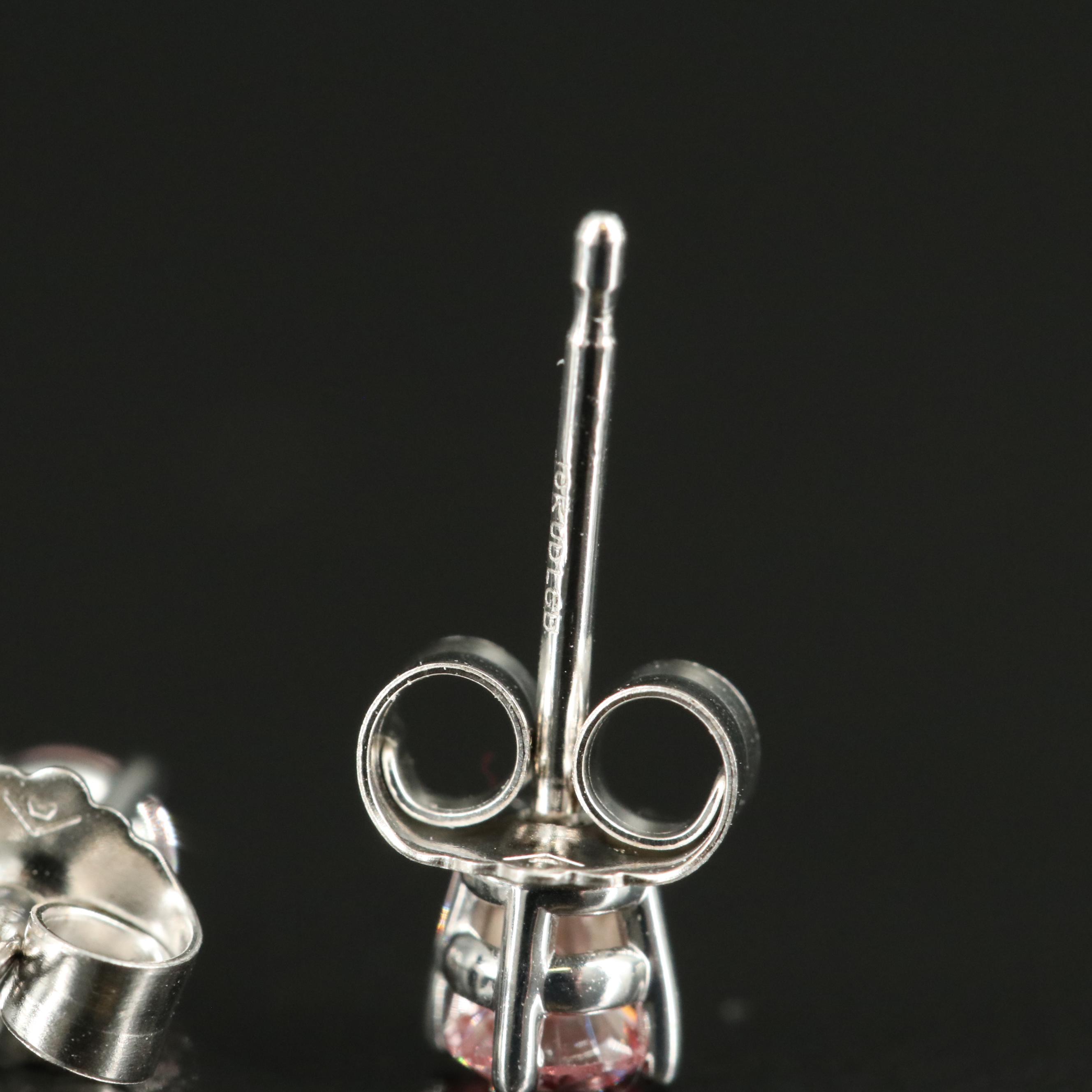 10K 0.20 CTW Lab Grown Diamond Stud Earrings