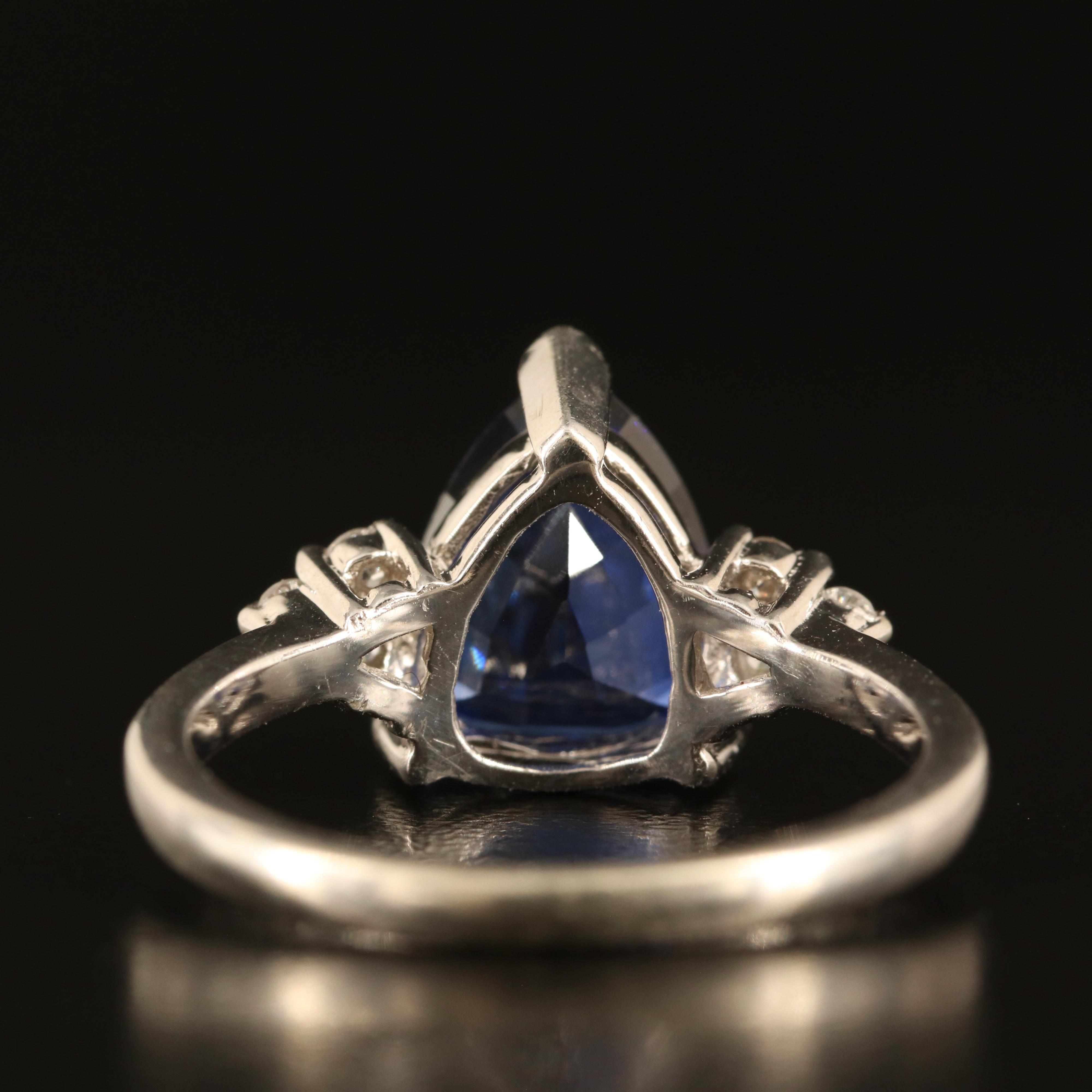 10K Sapphire and Diamond Ring