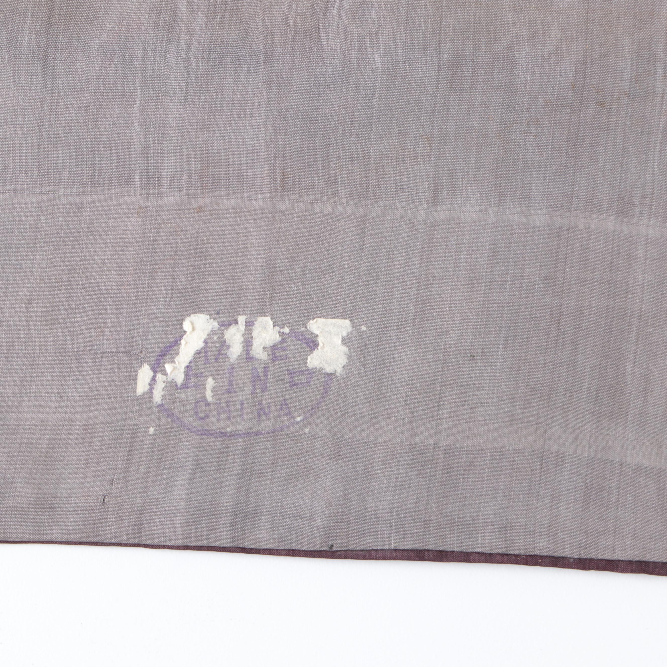 Chinese Embroidered Silk Textiles and Mats