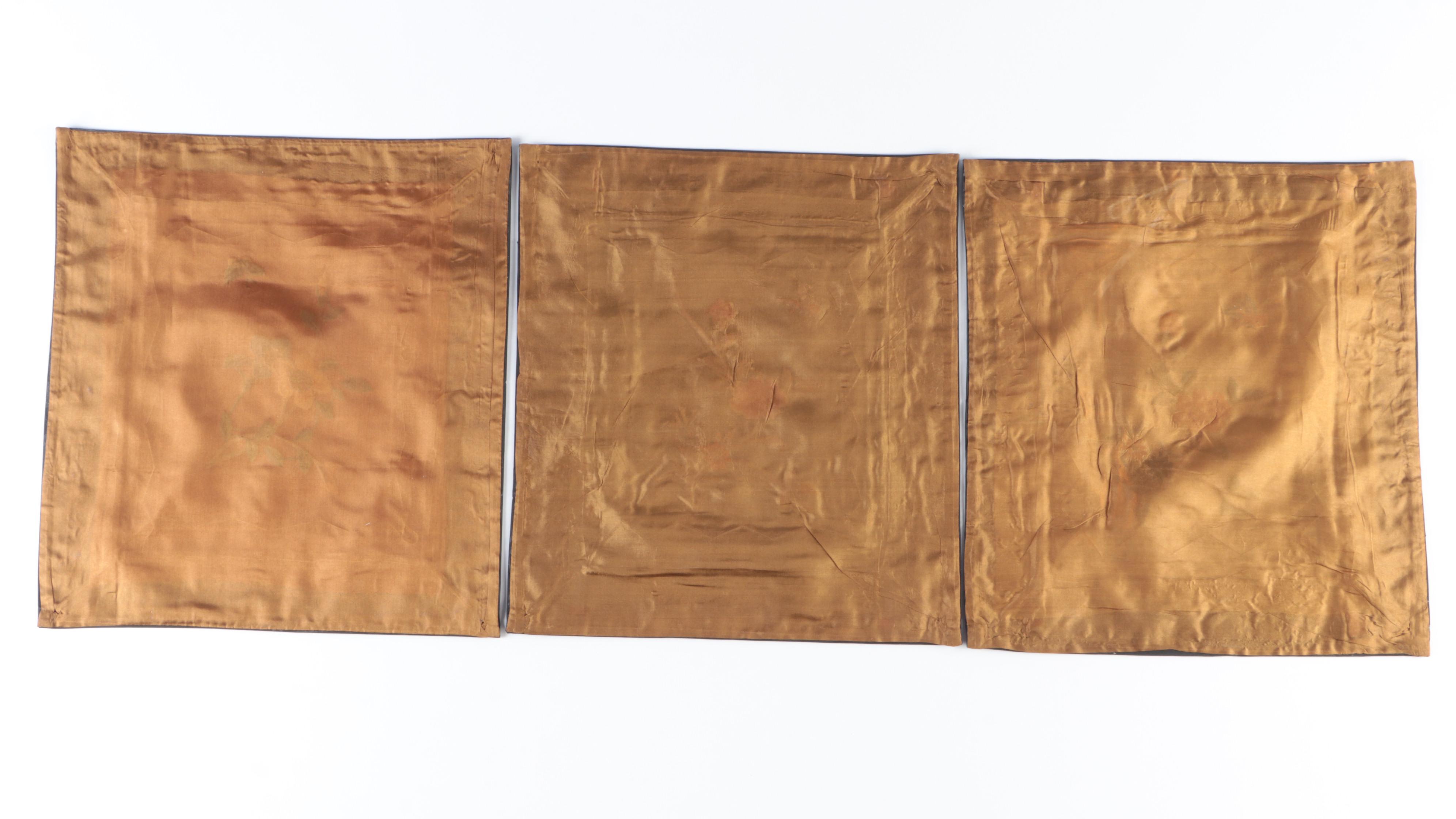 Chinese Embroidered Silk Textiles and Mats