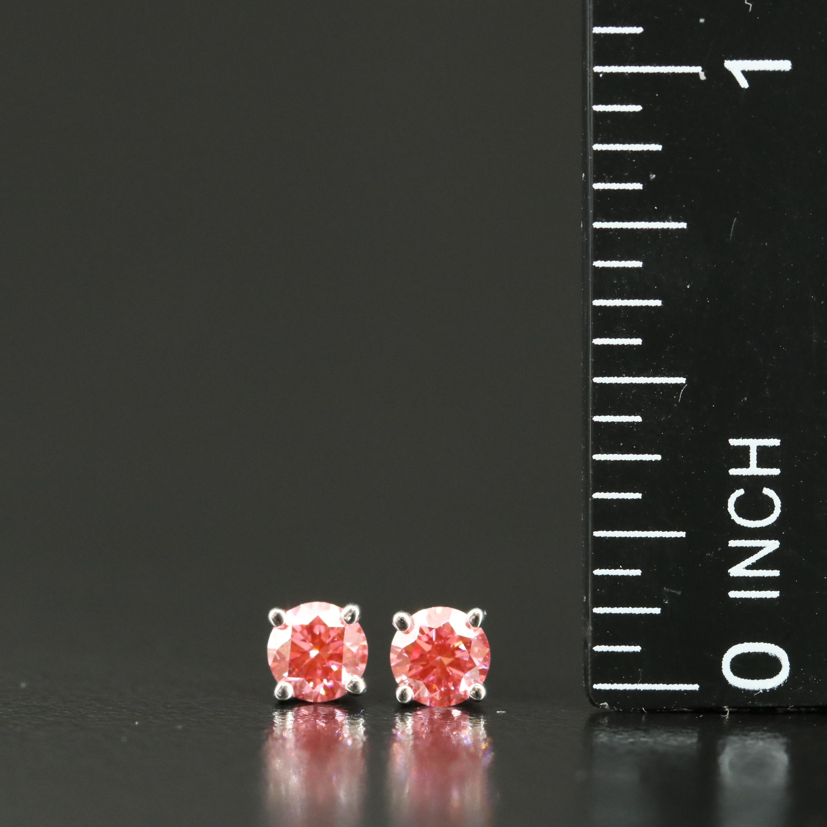 10K 0.50 CTW Lab Grown Diamond Stud Earrings