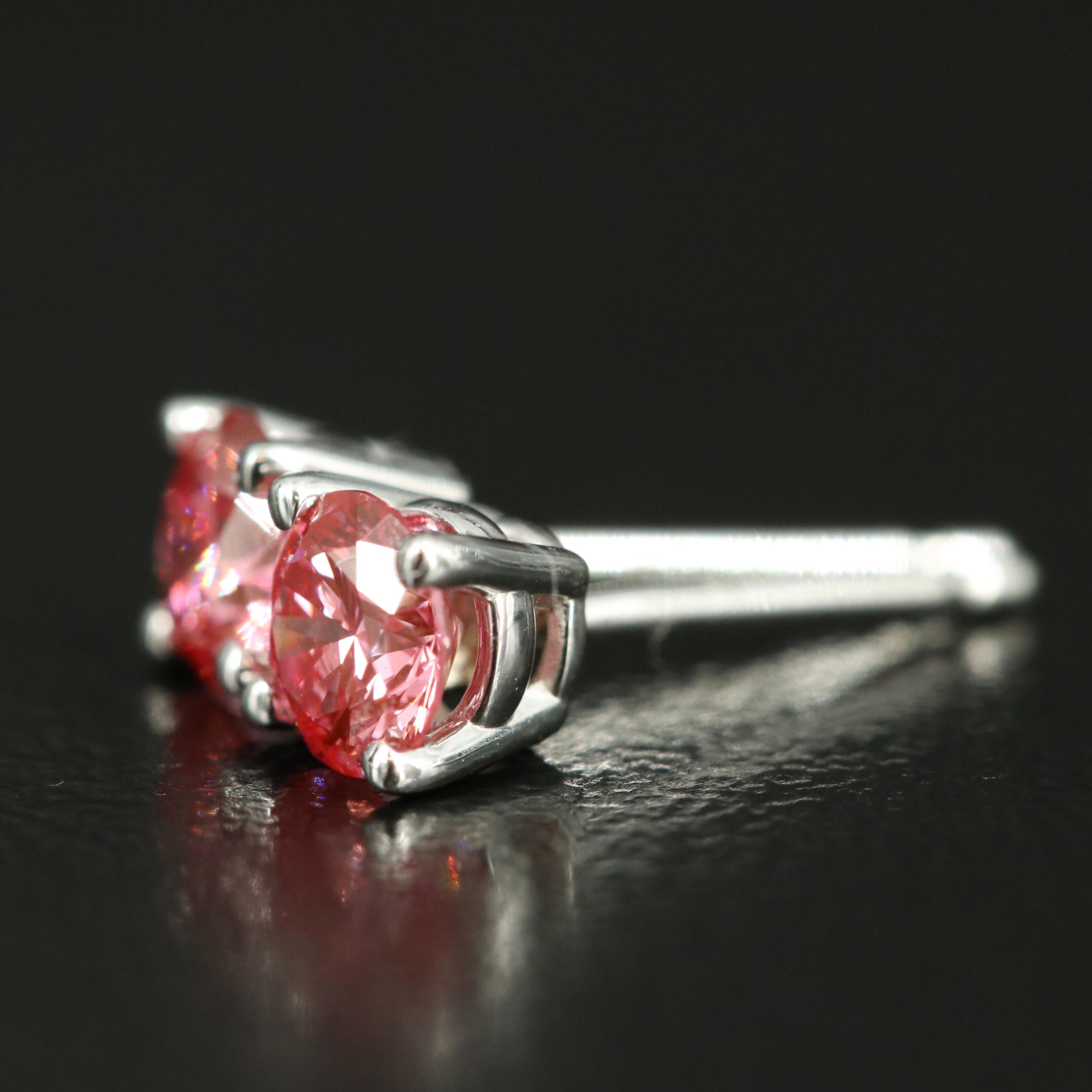 10K 0.50 CTW Lab Grown Diamond Stud Earrings